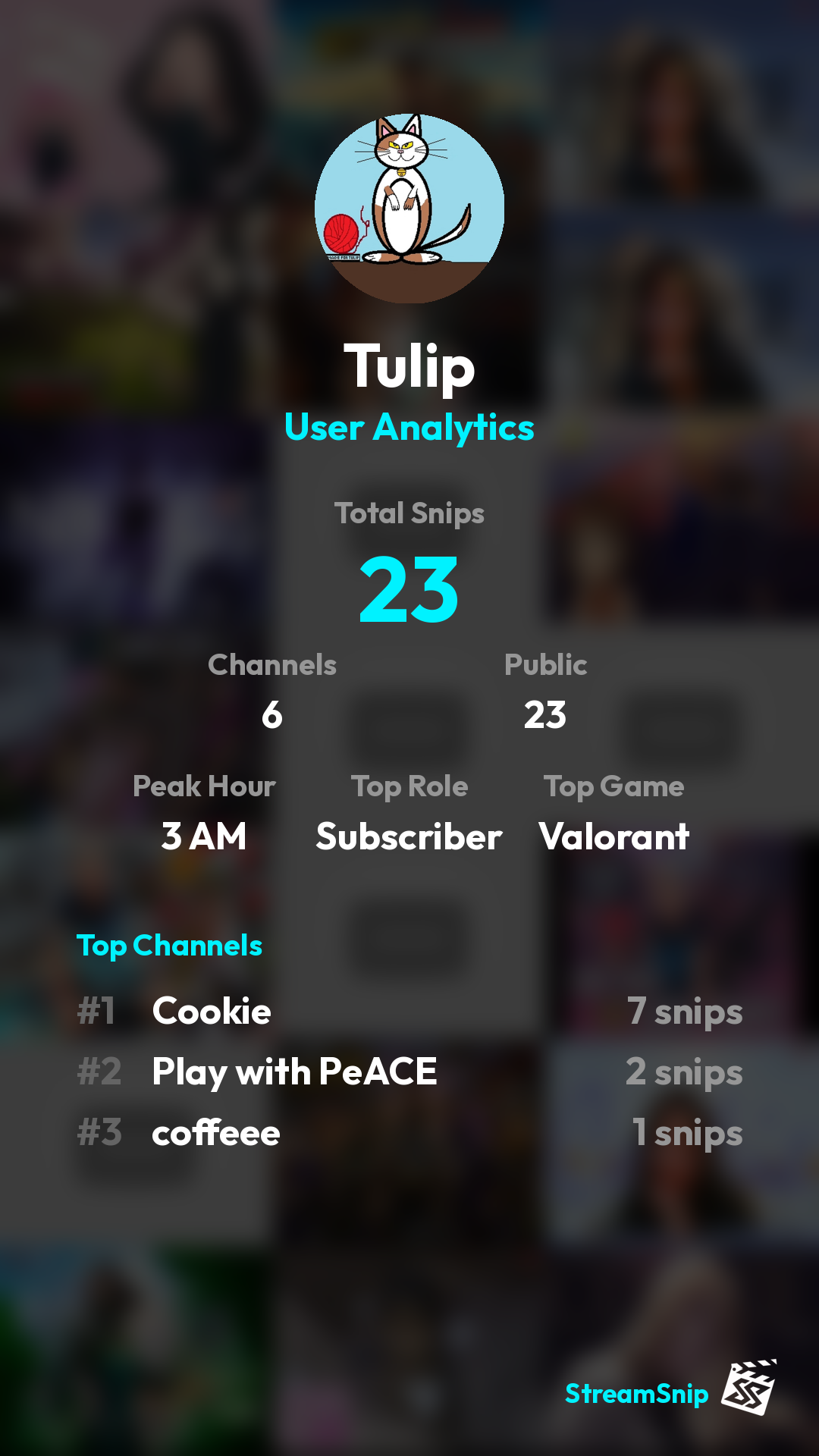 Stats Share Card