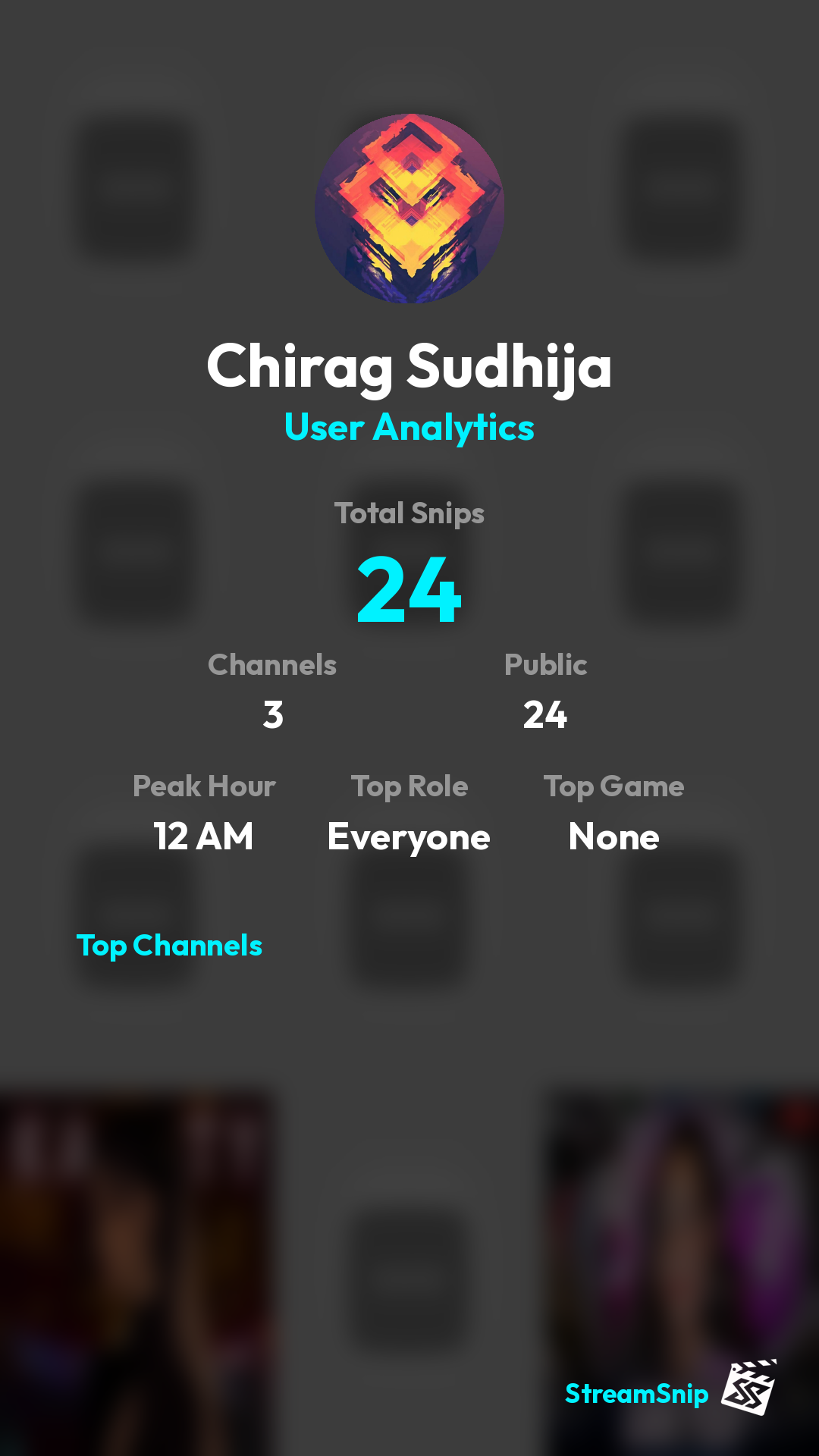 Stats Share Card