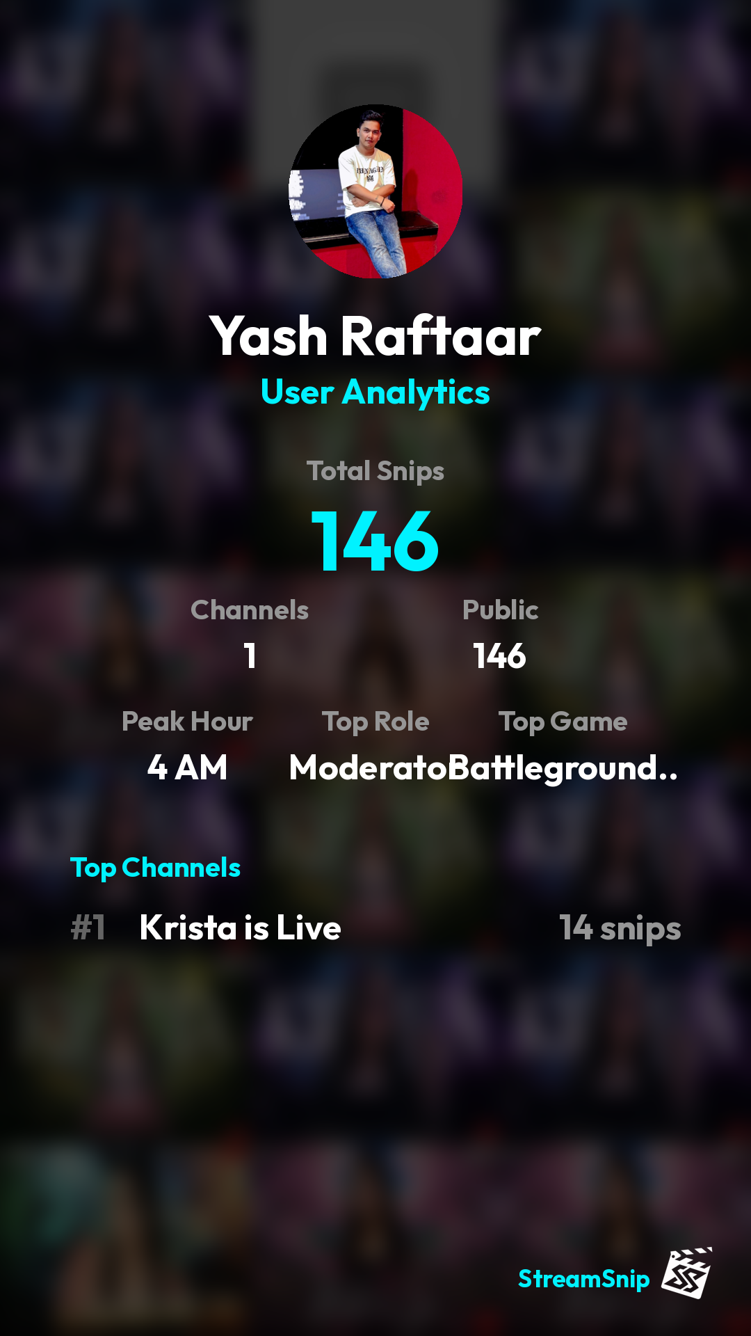 Stats Share Card