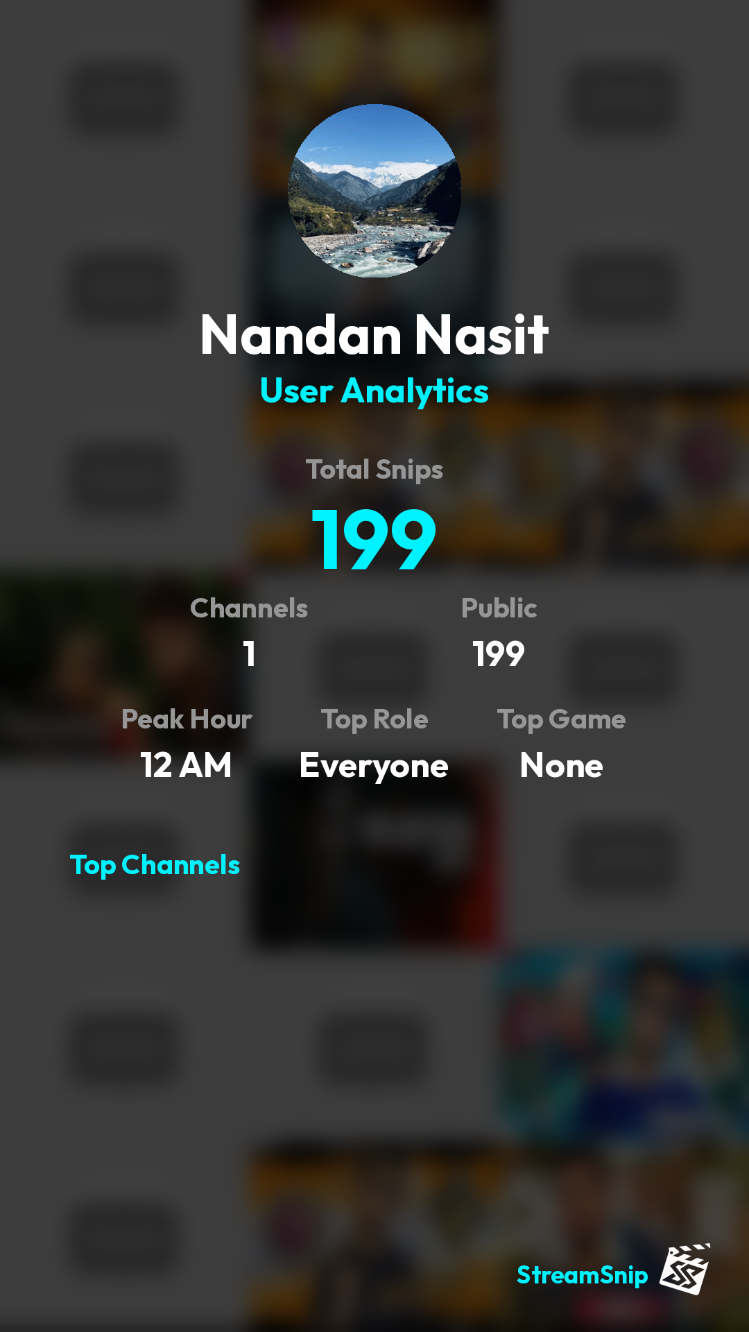Stats Share Card