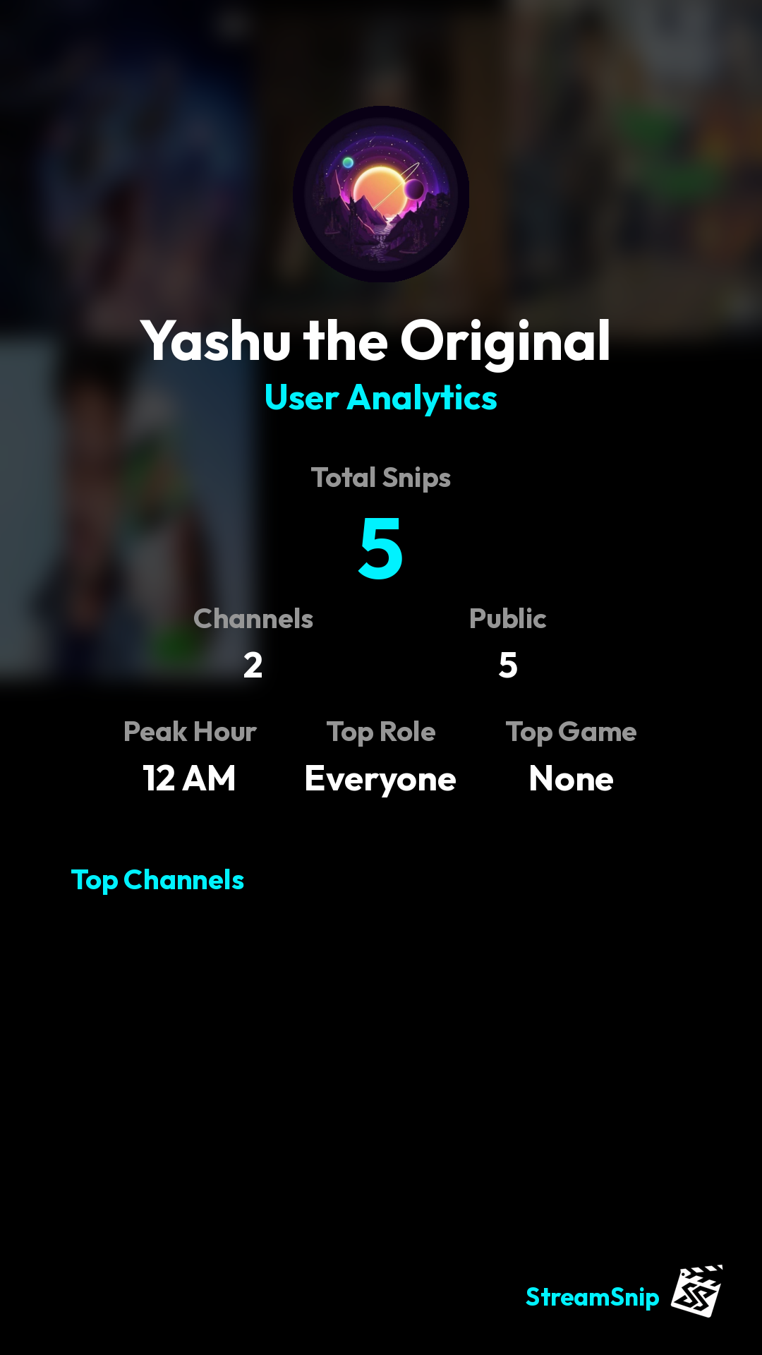 Stats Share Card