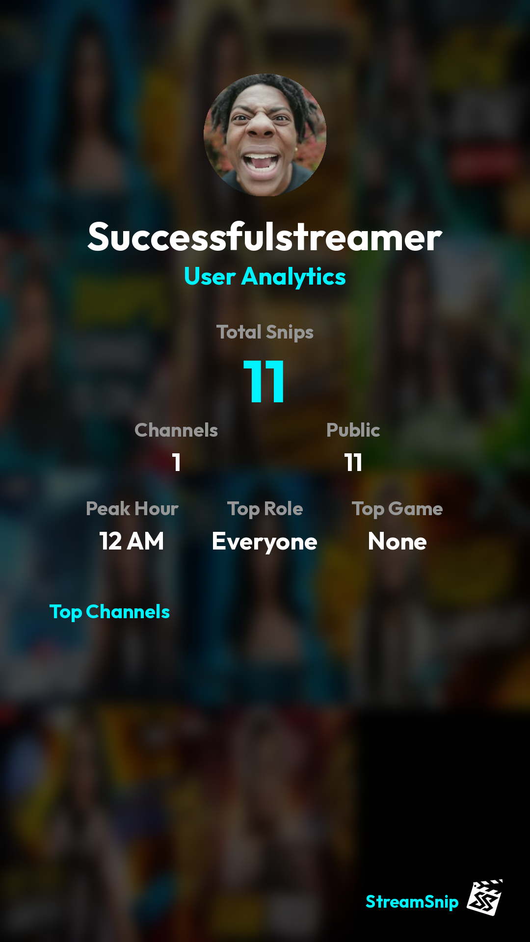 Stats Share Card