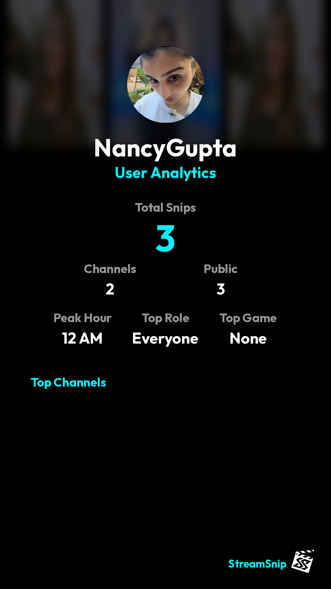 Stats Share Card