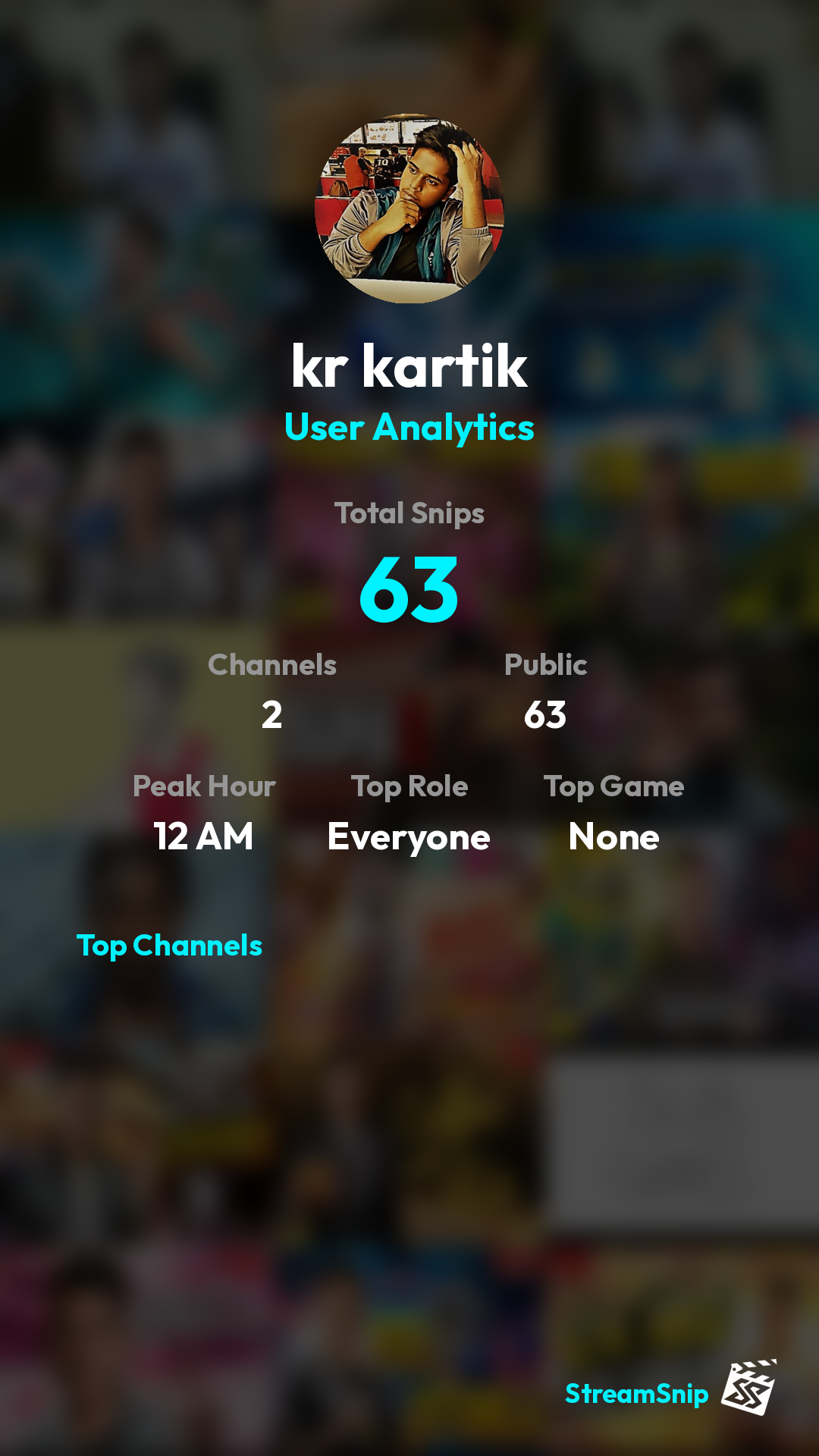 Stats Share Card