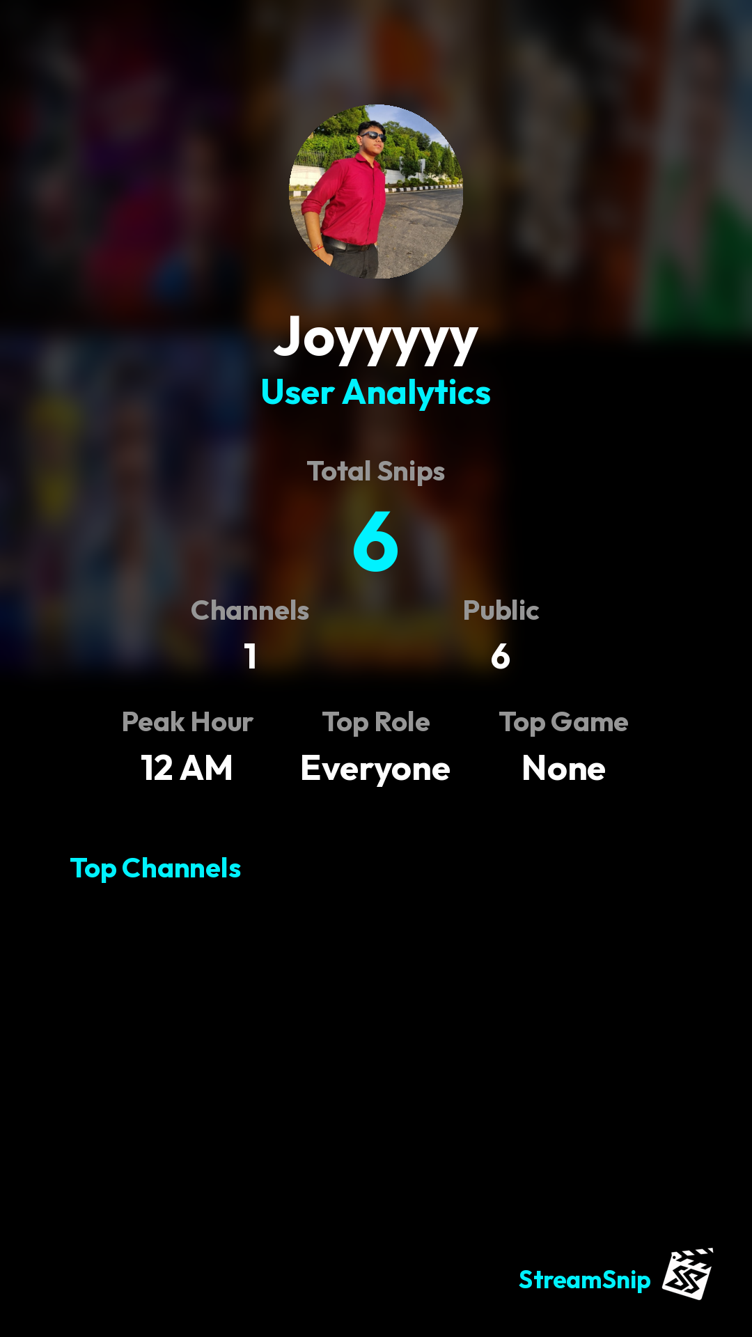 Stats Share Card