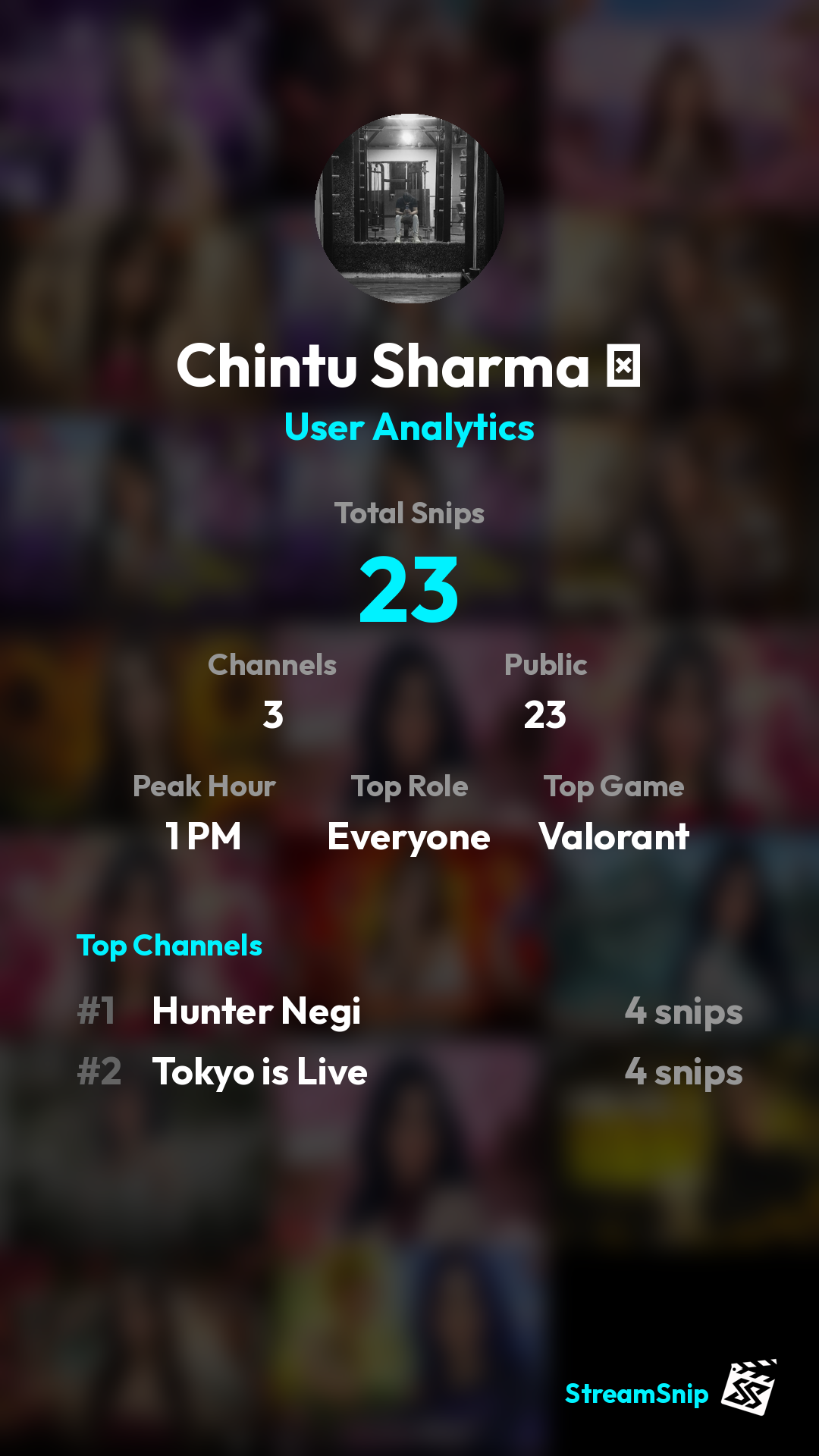 Stats Share Card