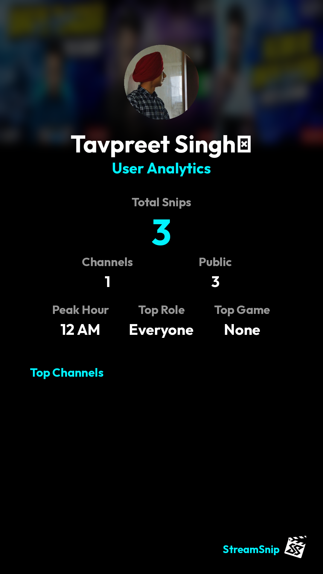 Stats Share Card