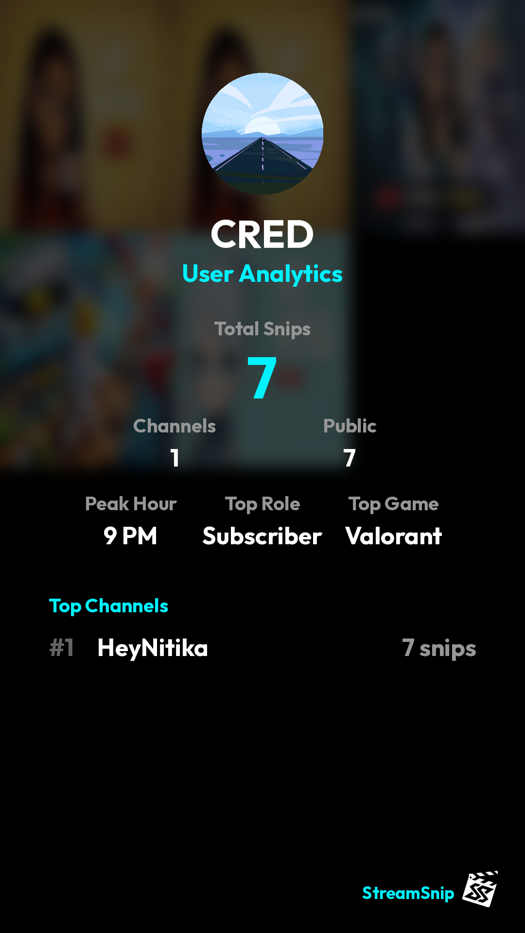 Stats Share Card