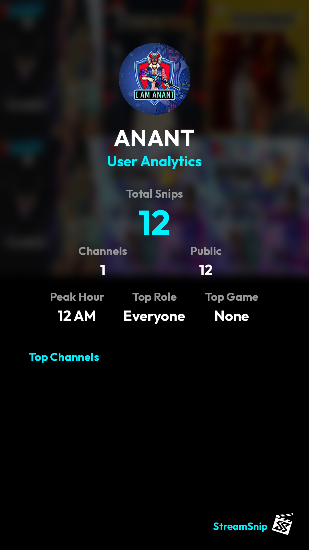 Stats Share Card