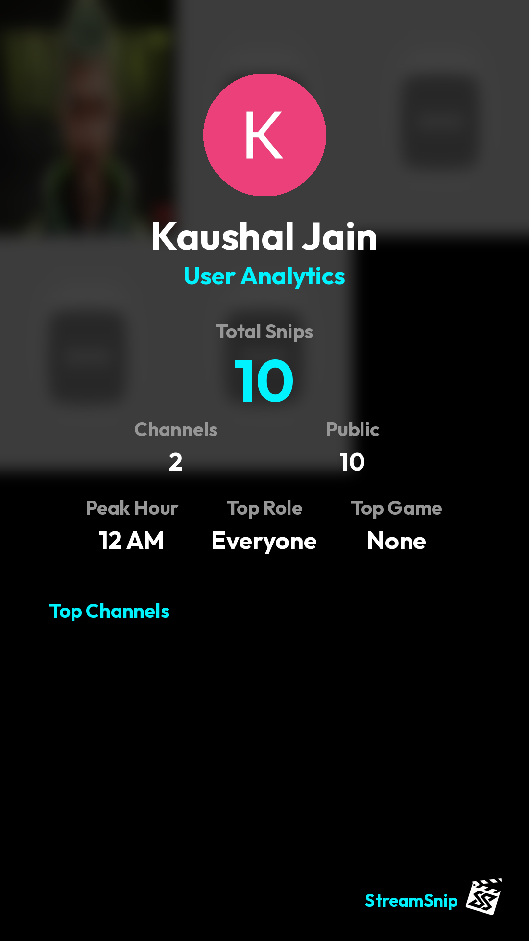 Stats Share Card