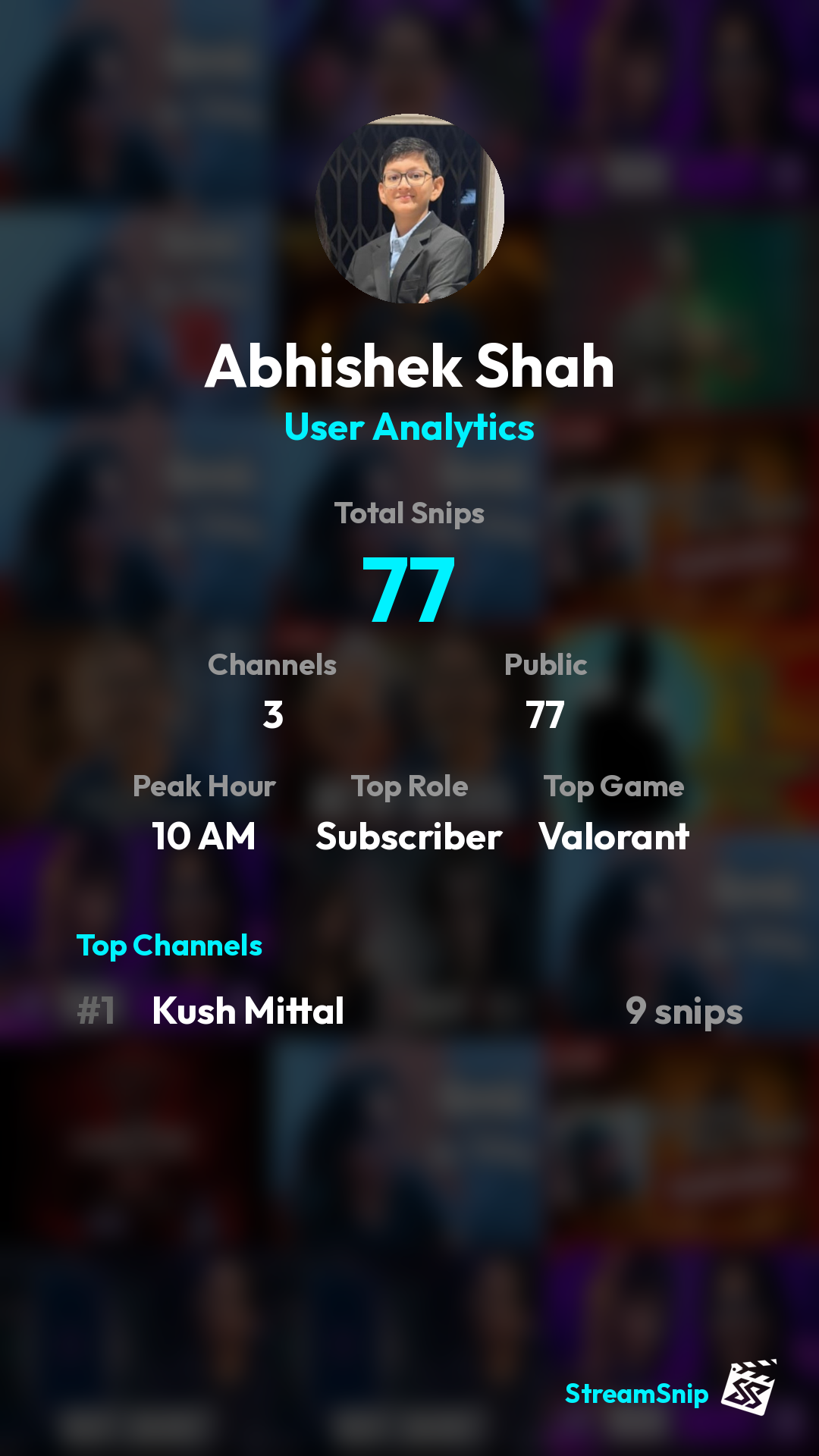 Stats Share Card