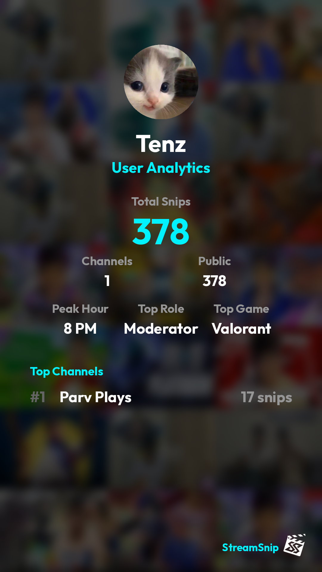 Stats Share Card