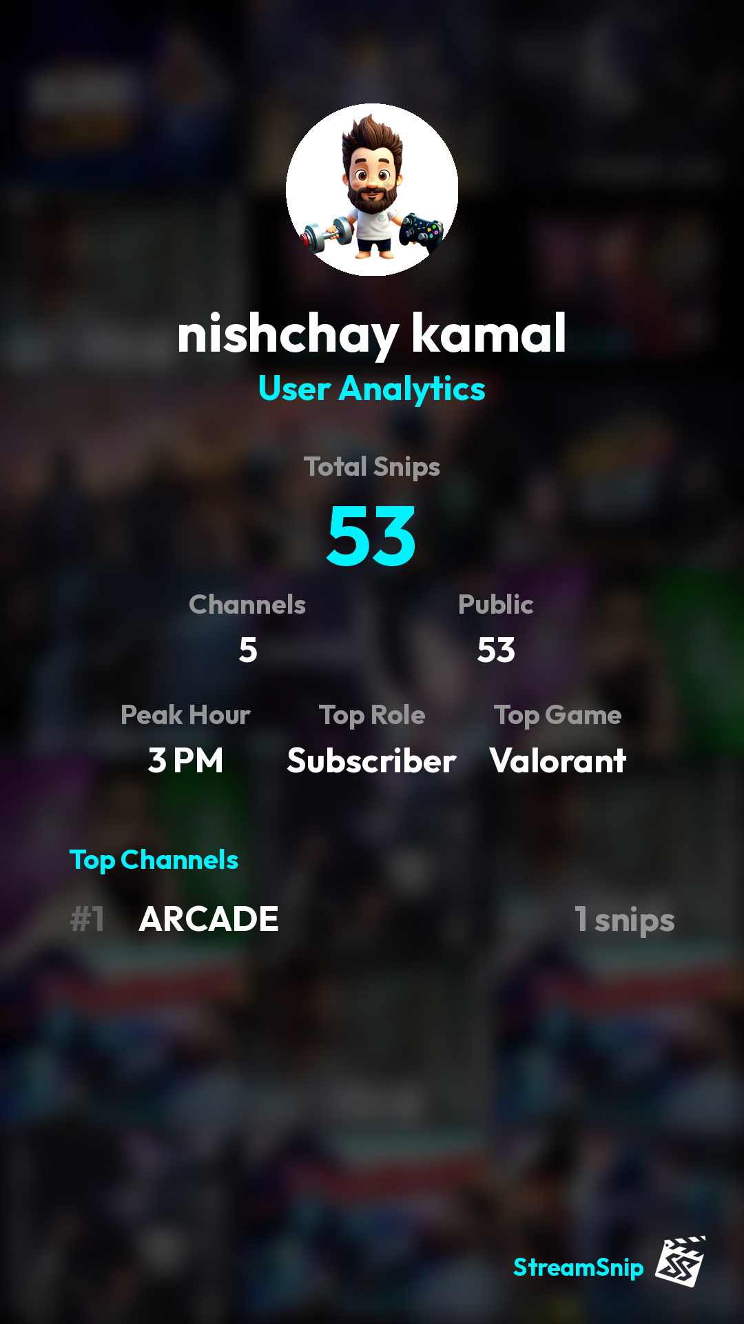 Stats Share Card