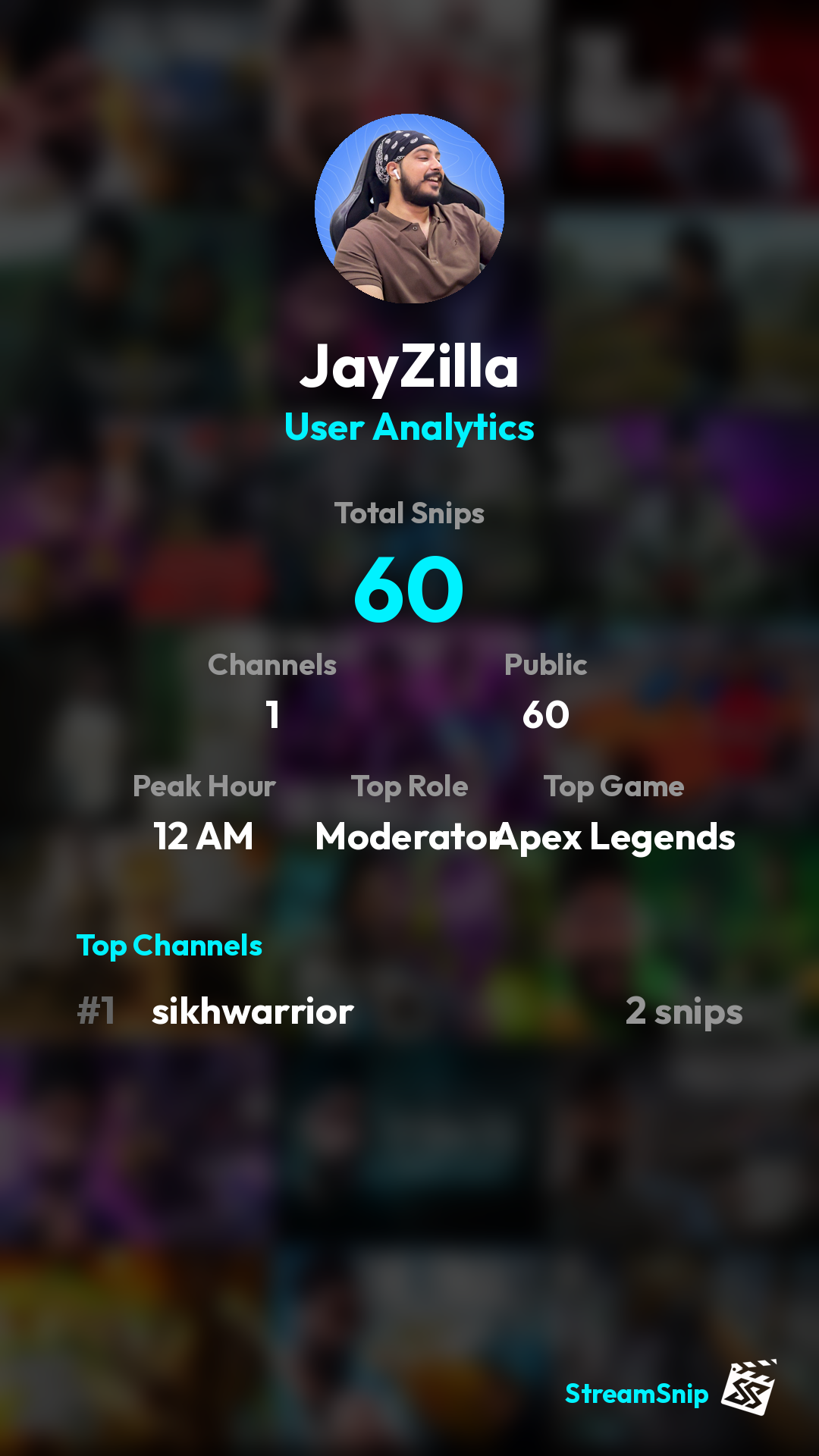 Stats Share Card