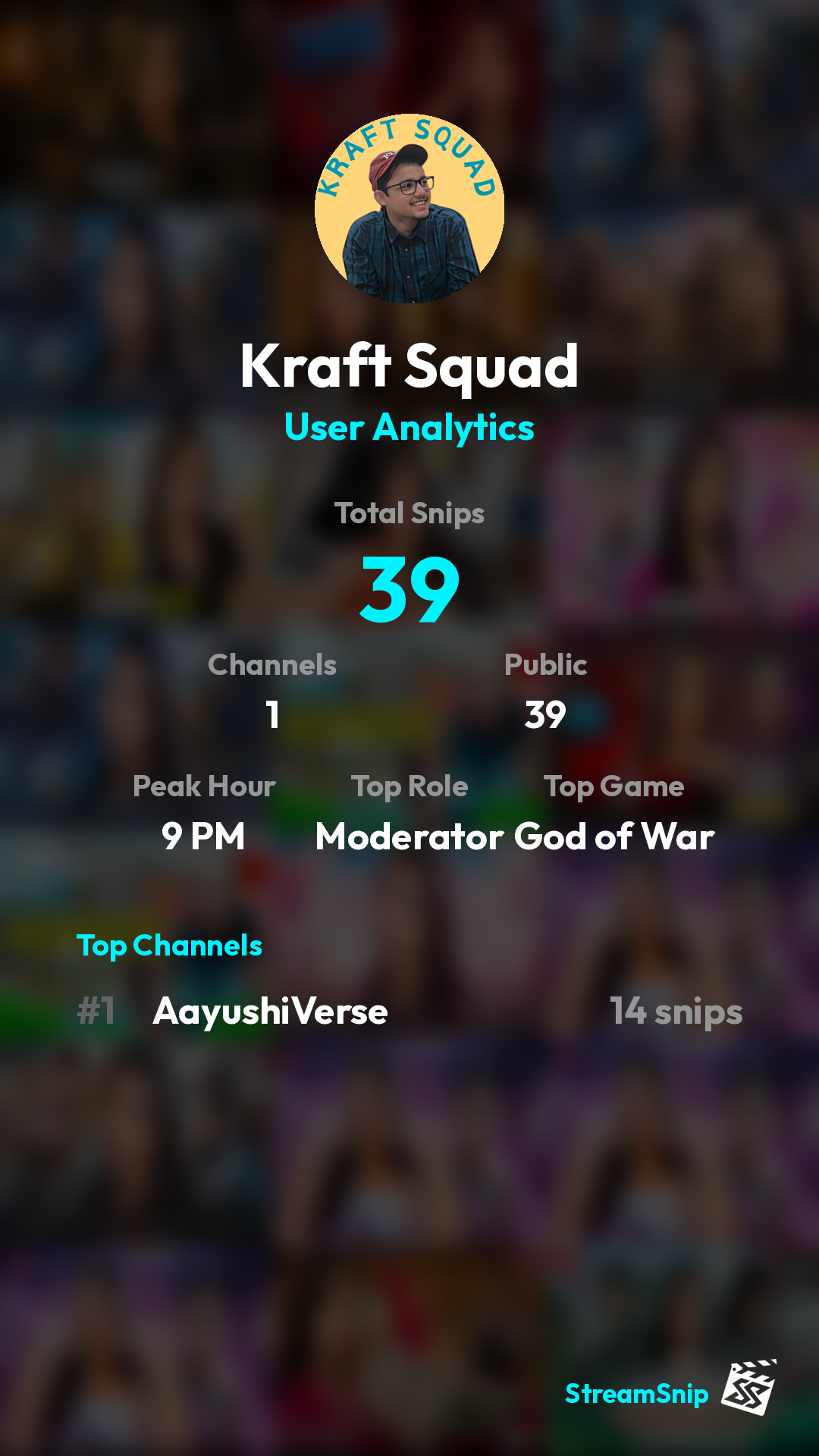 Stats Share Card