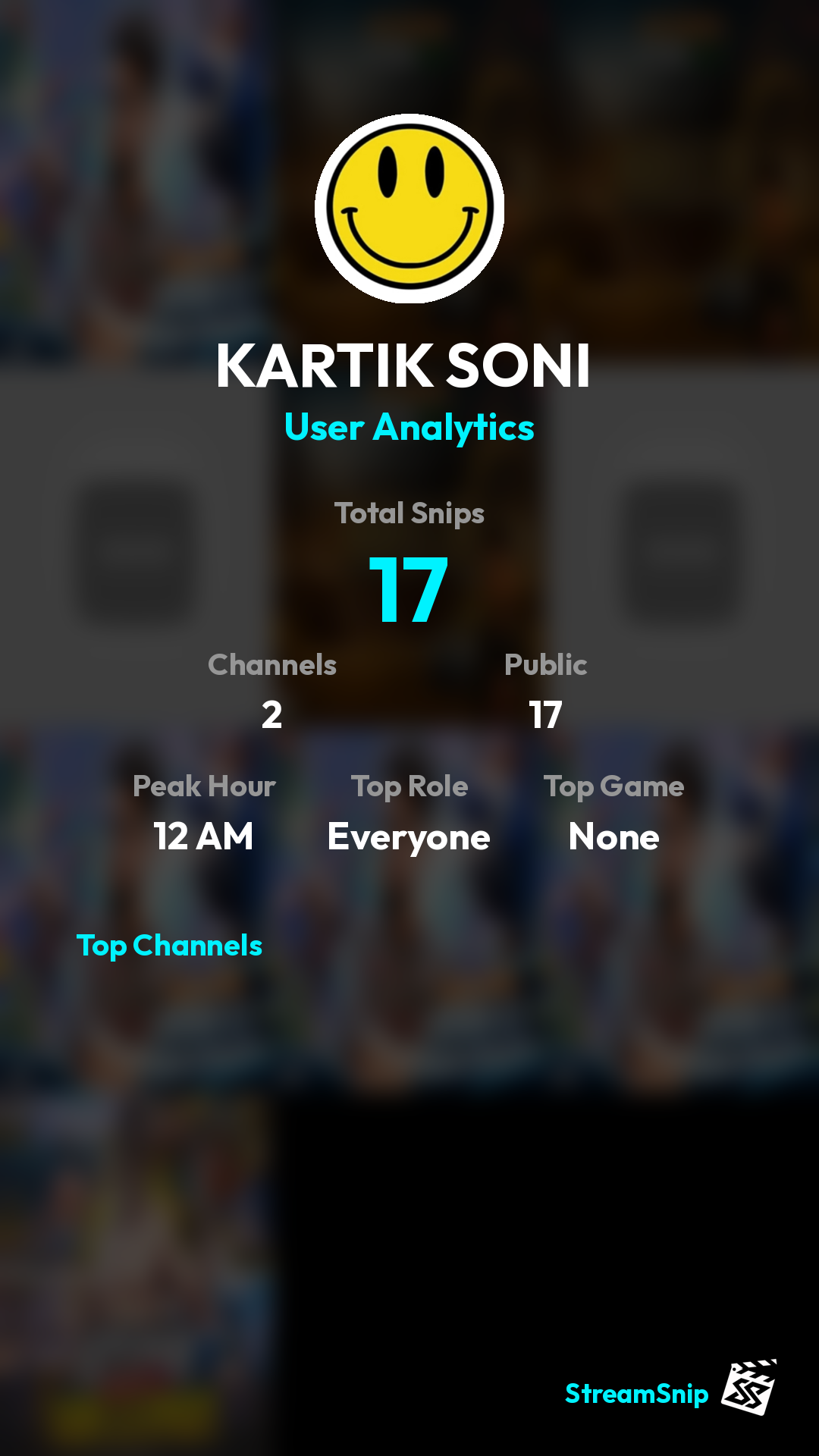 Stats Share Card