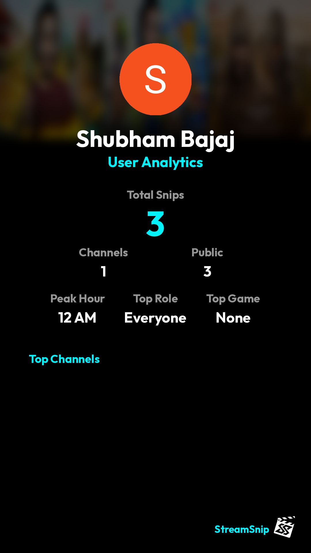 Stats Share Card