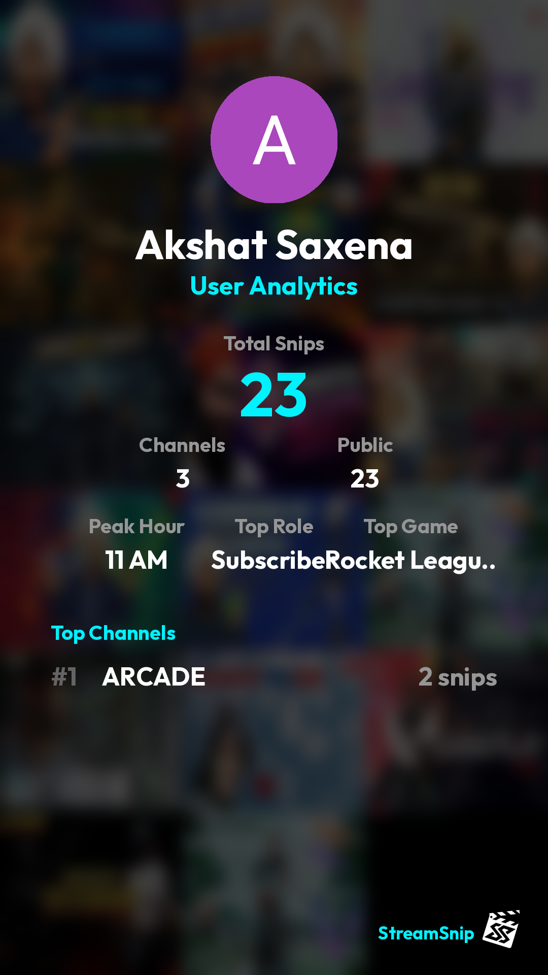 Stats Share Card