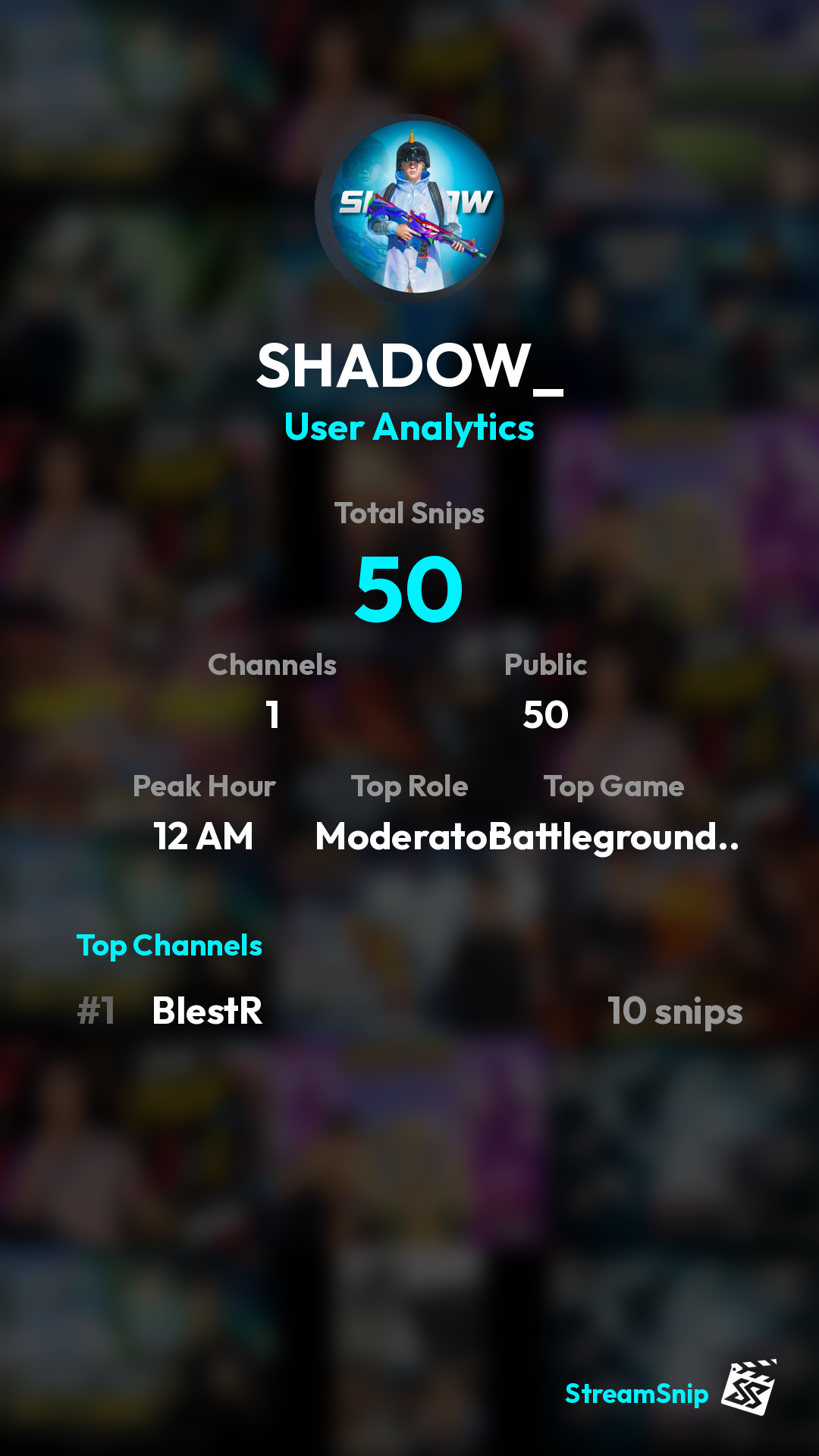Stats Share Card