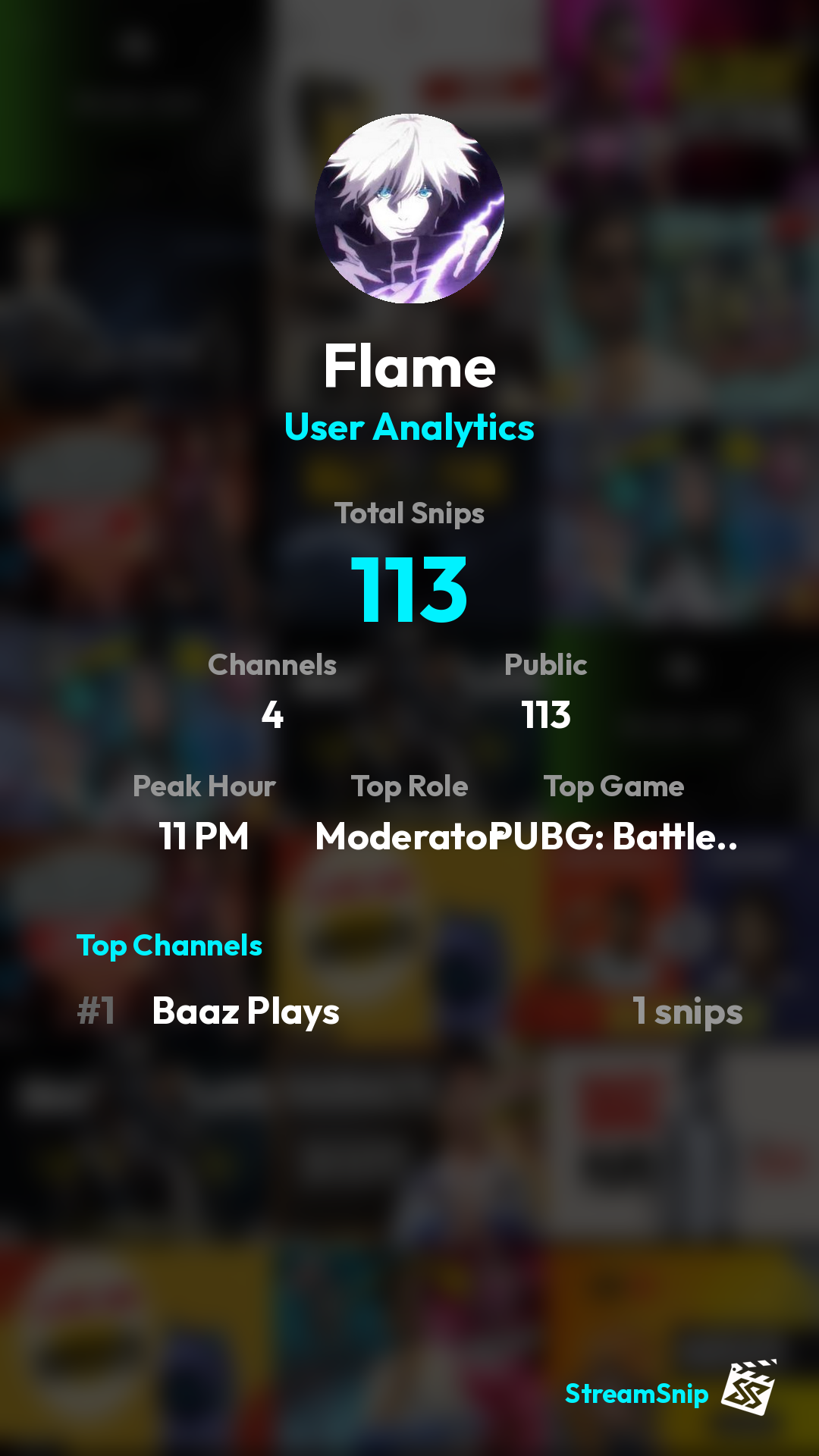 Stats Share Card