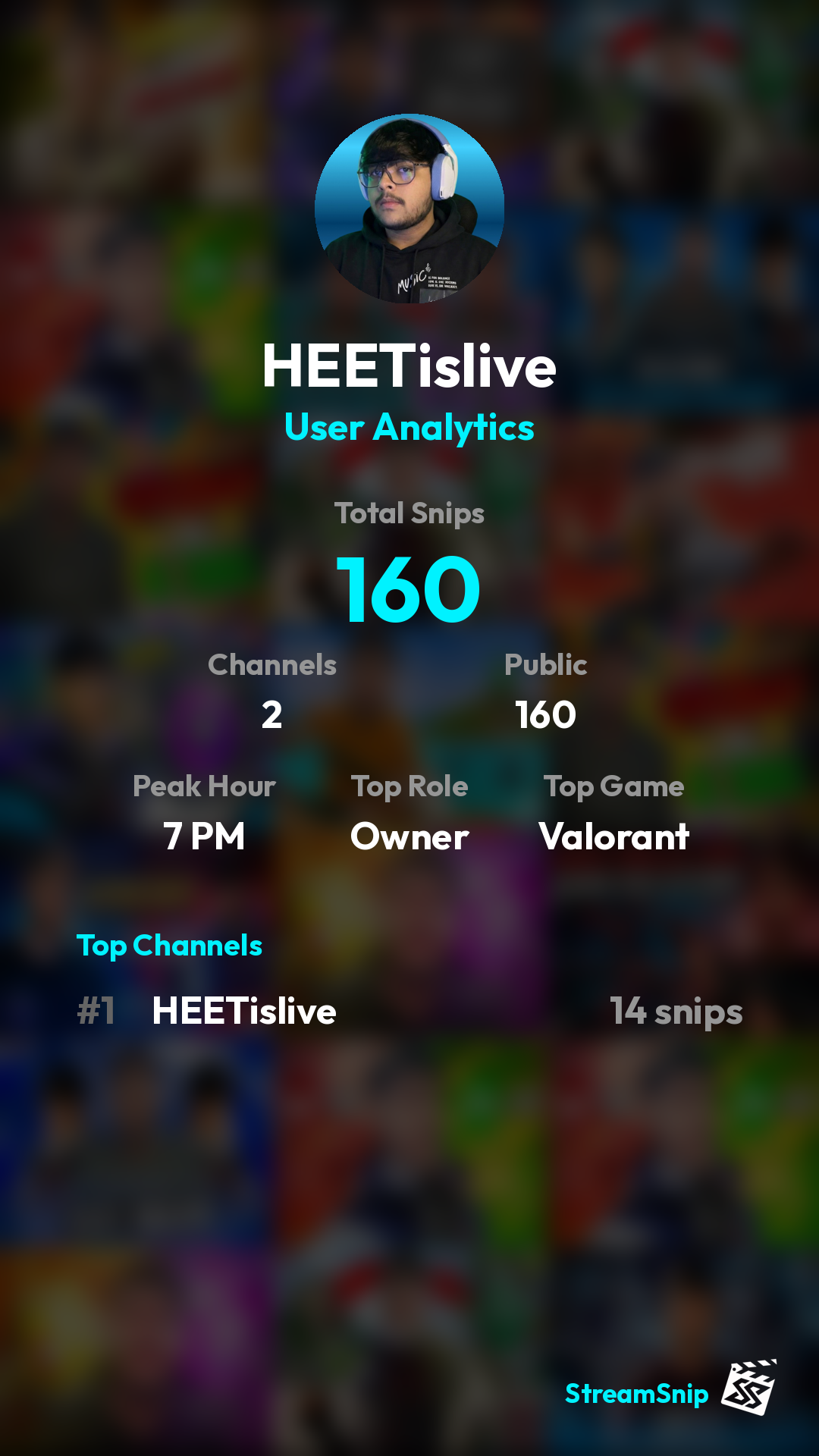 Stats Share Card
