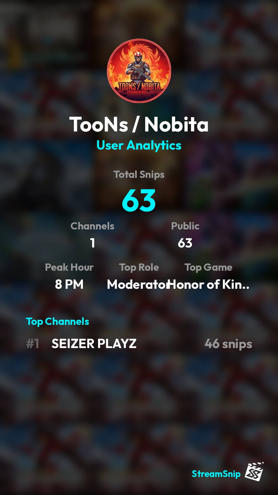 Stats Share Card