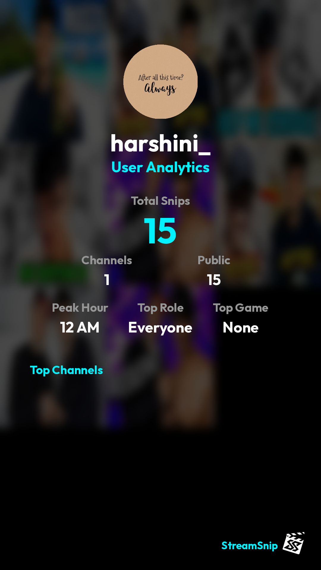 Stats Share Card