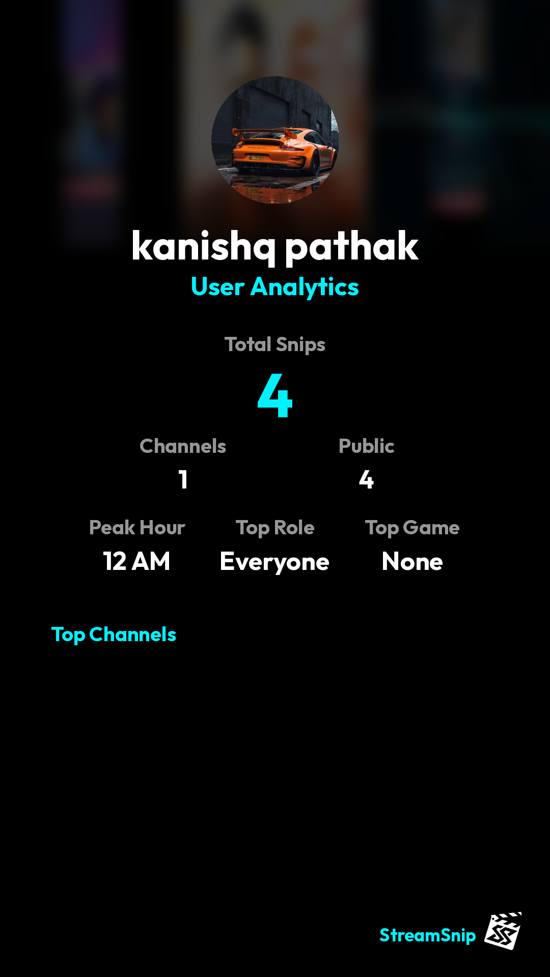 Stats Share Card