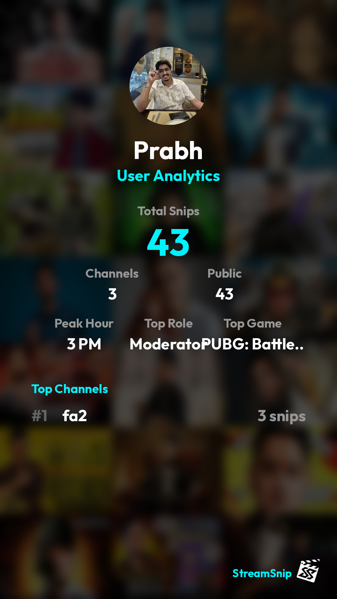 Stats Share Card