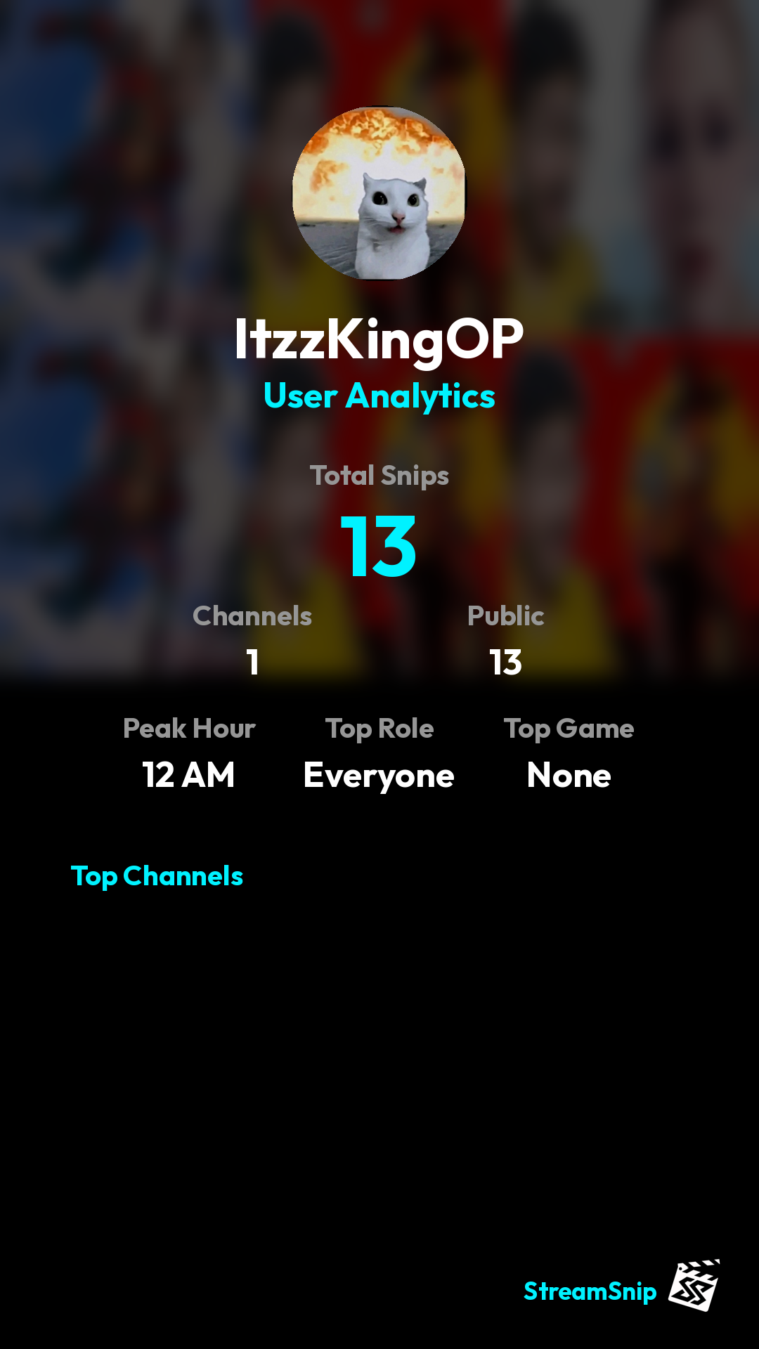 Stats Share Card