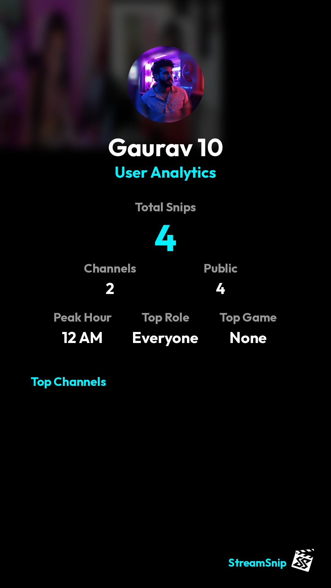 Stats Share Card