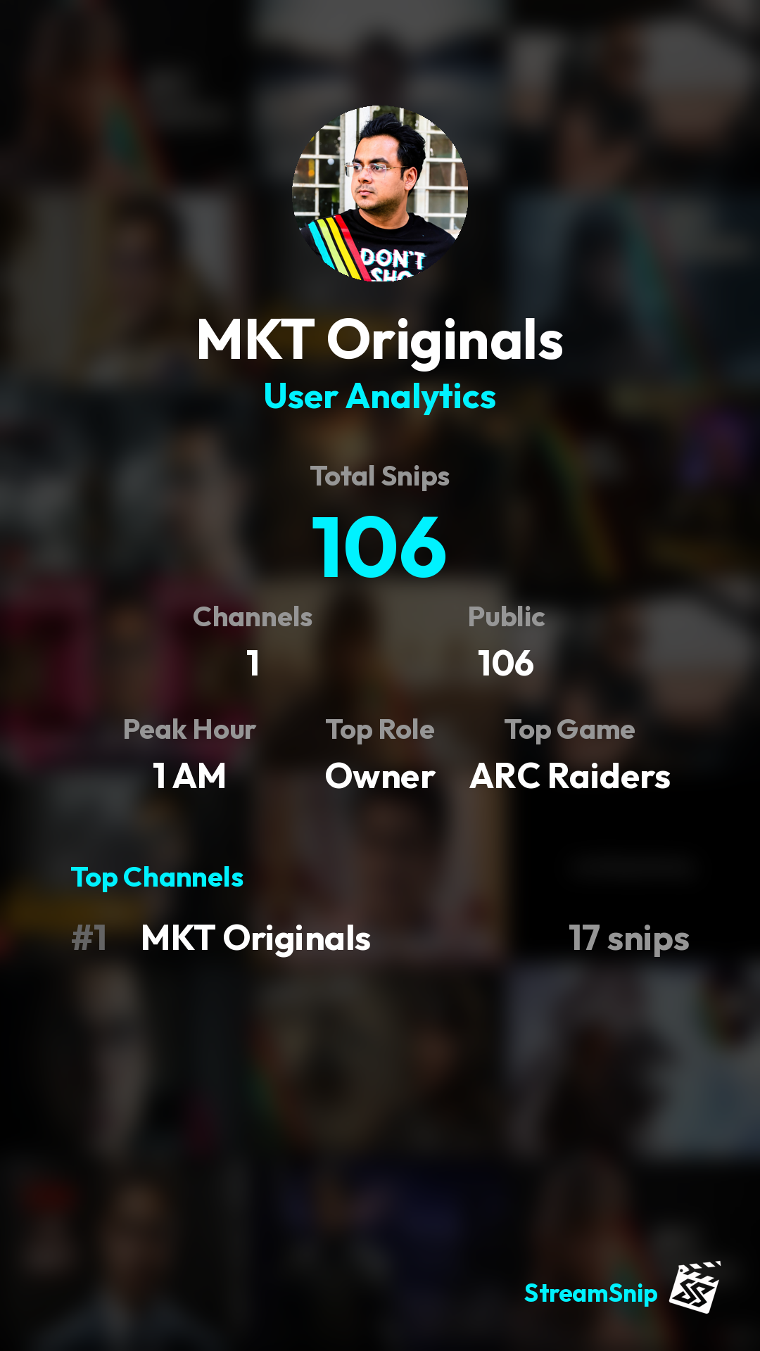 Stats Share Card