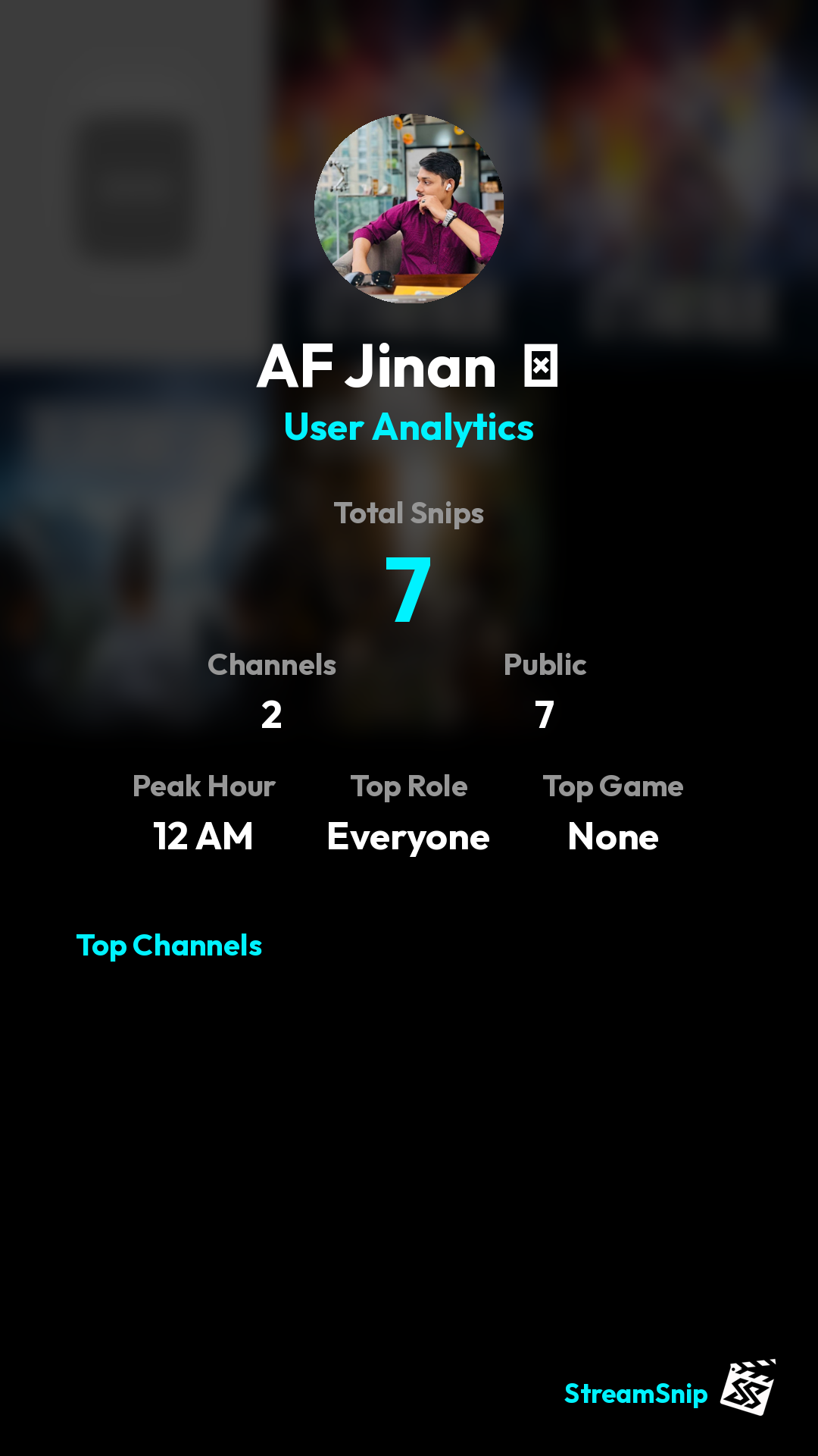 Stats Share Card