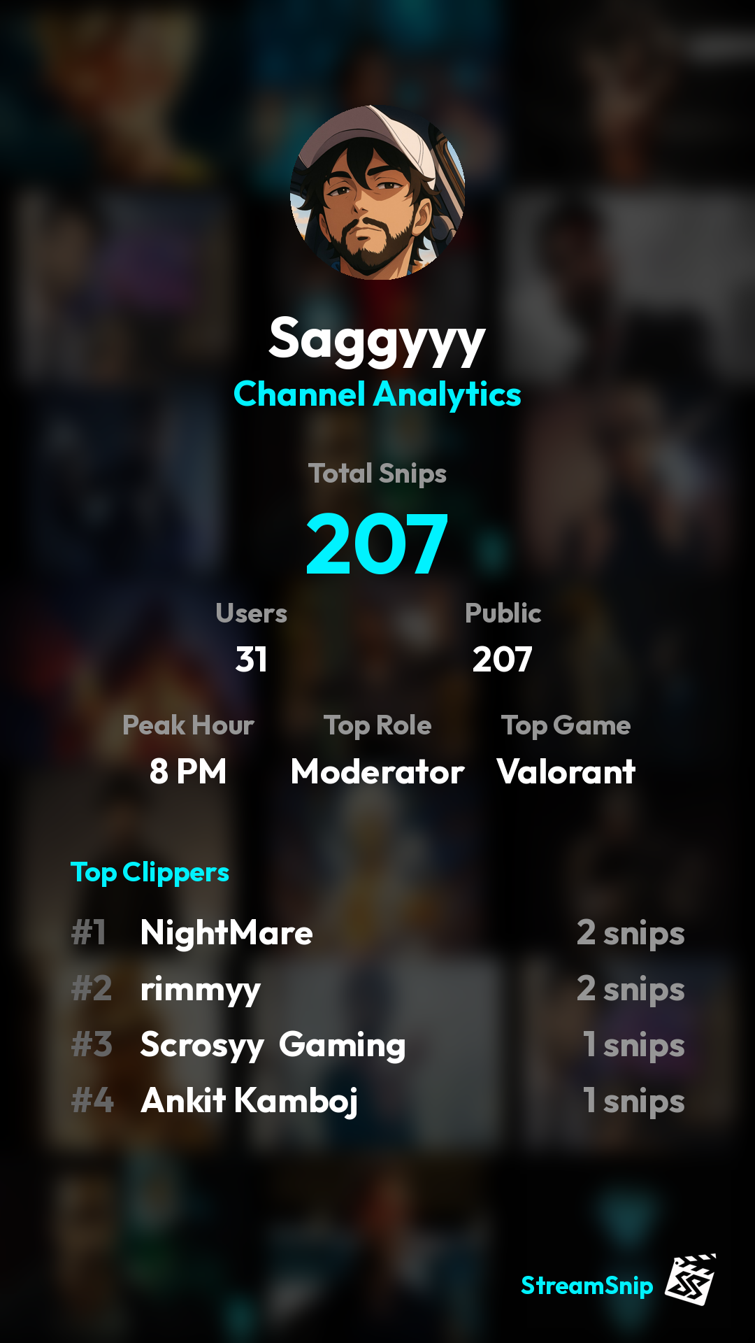Stats Share Card