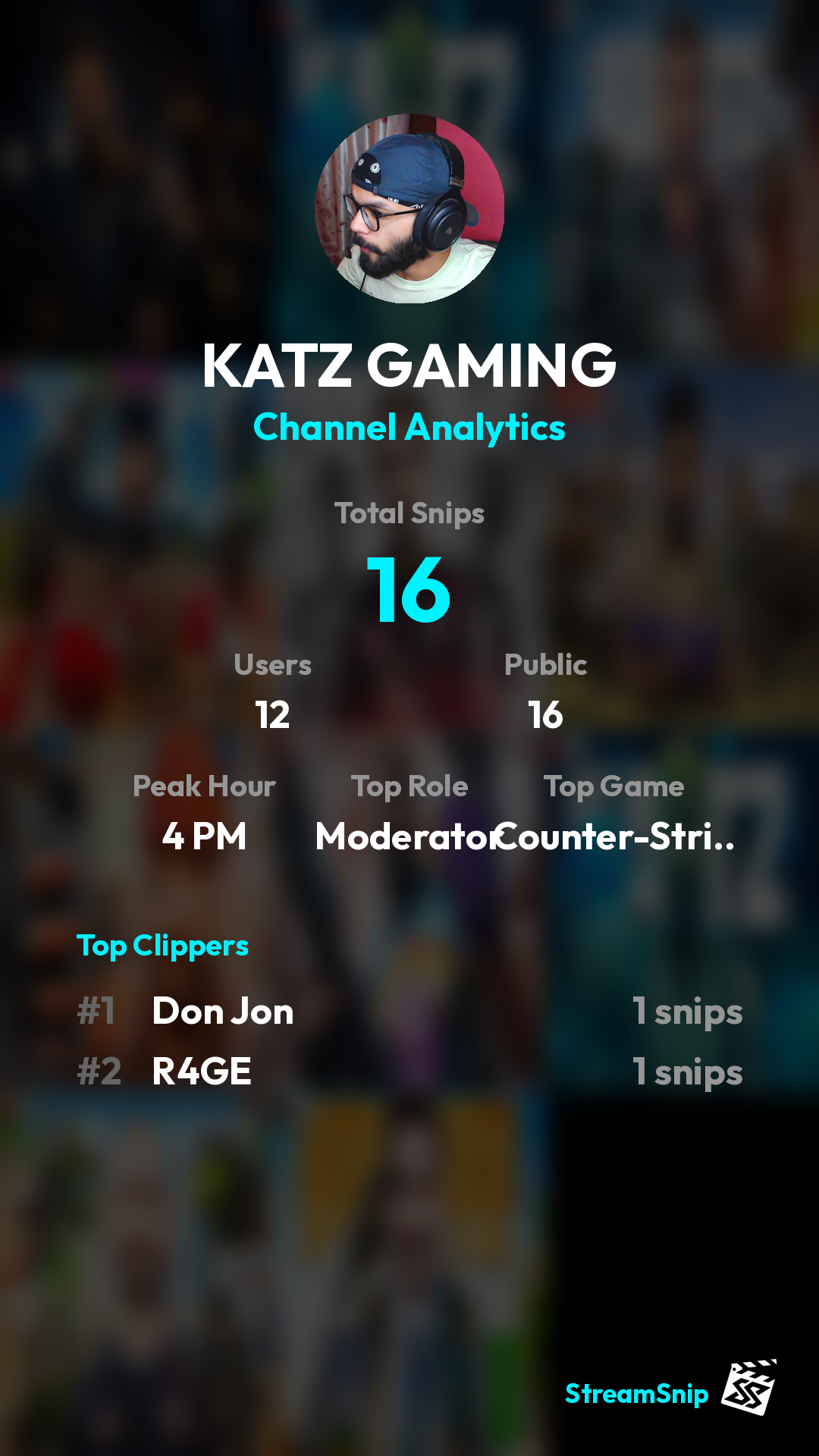 Stats Share Card