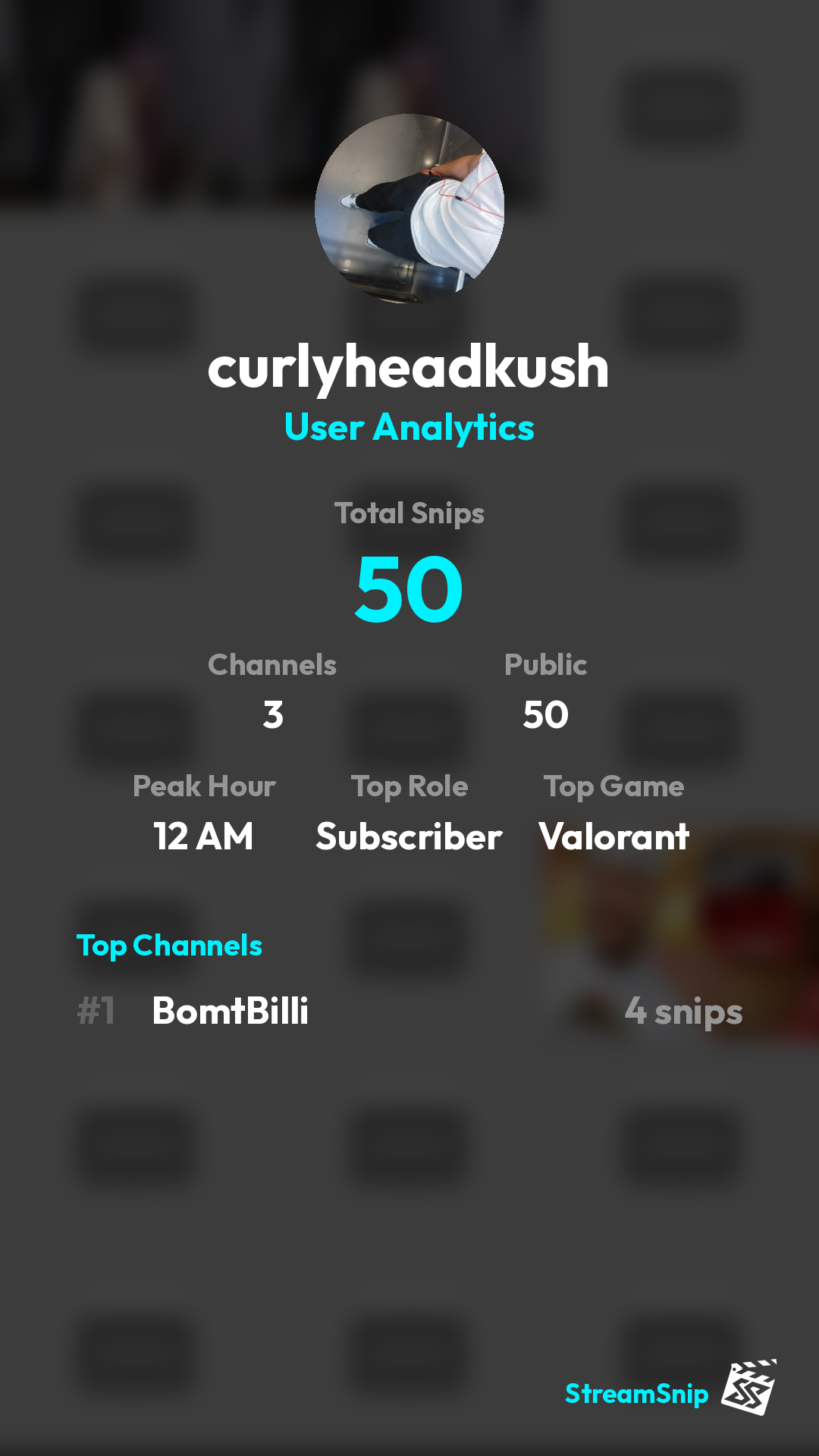 Stats Share Card