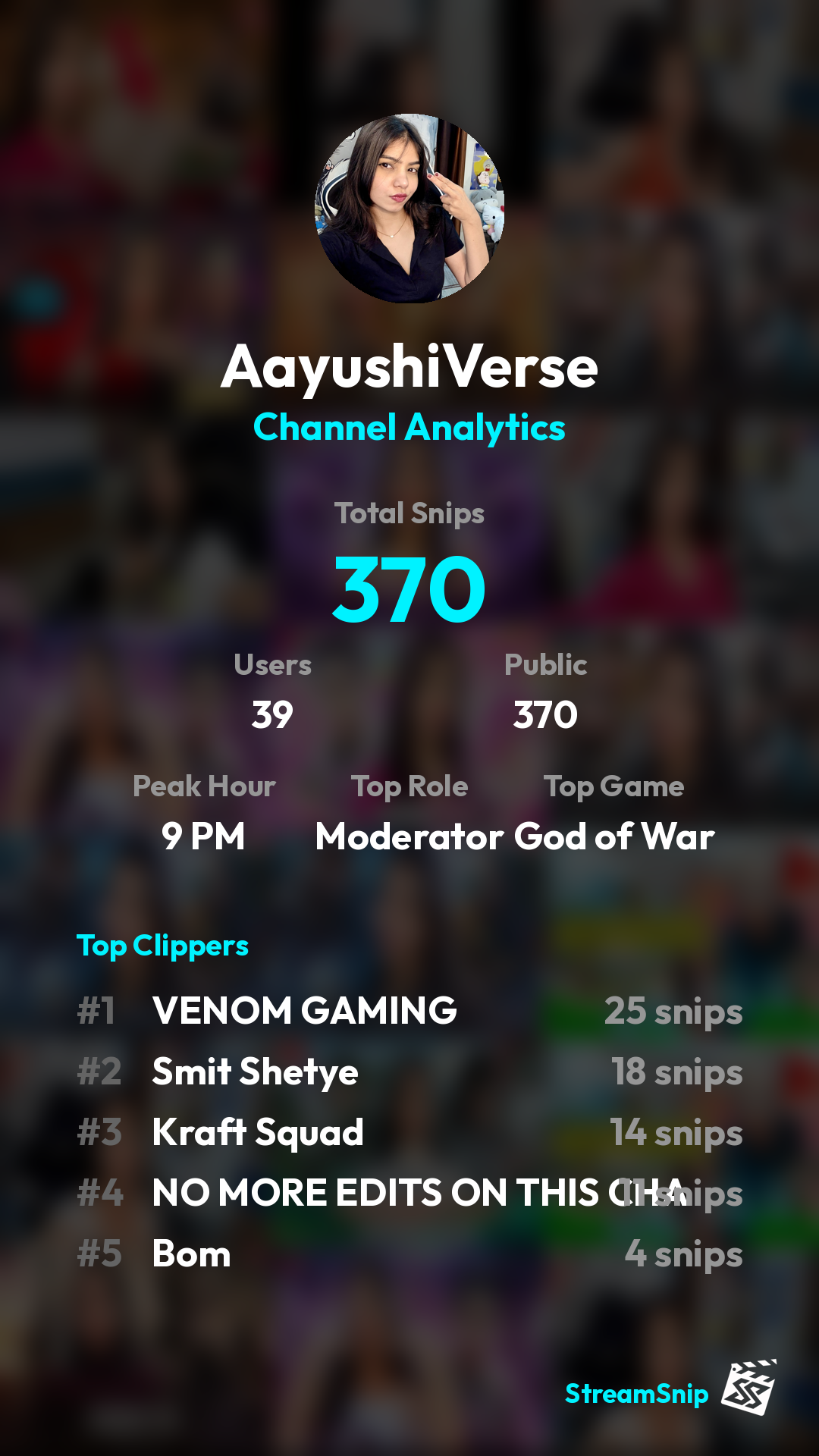 Stats Share Card