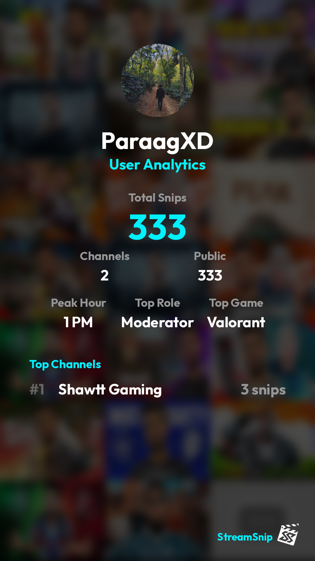 Stats Share Card
