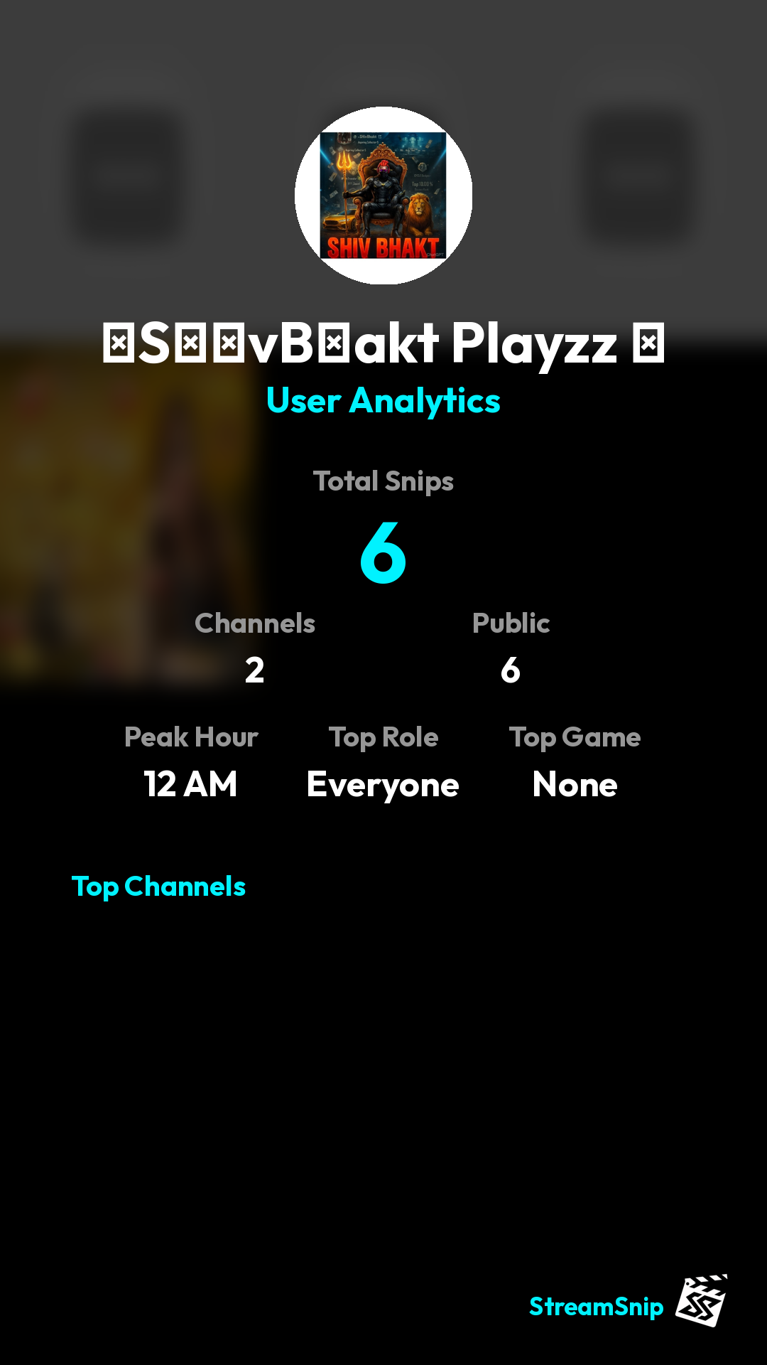 Stats Share Card