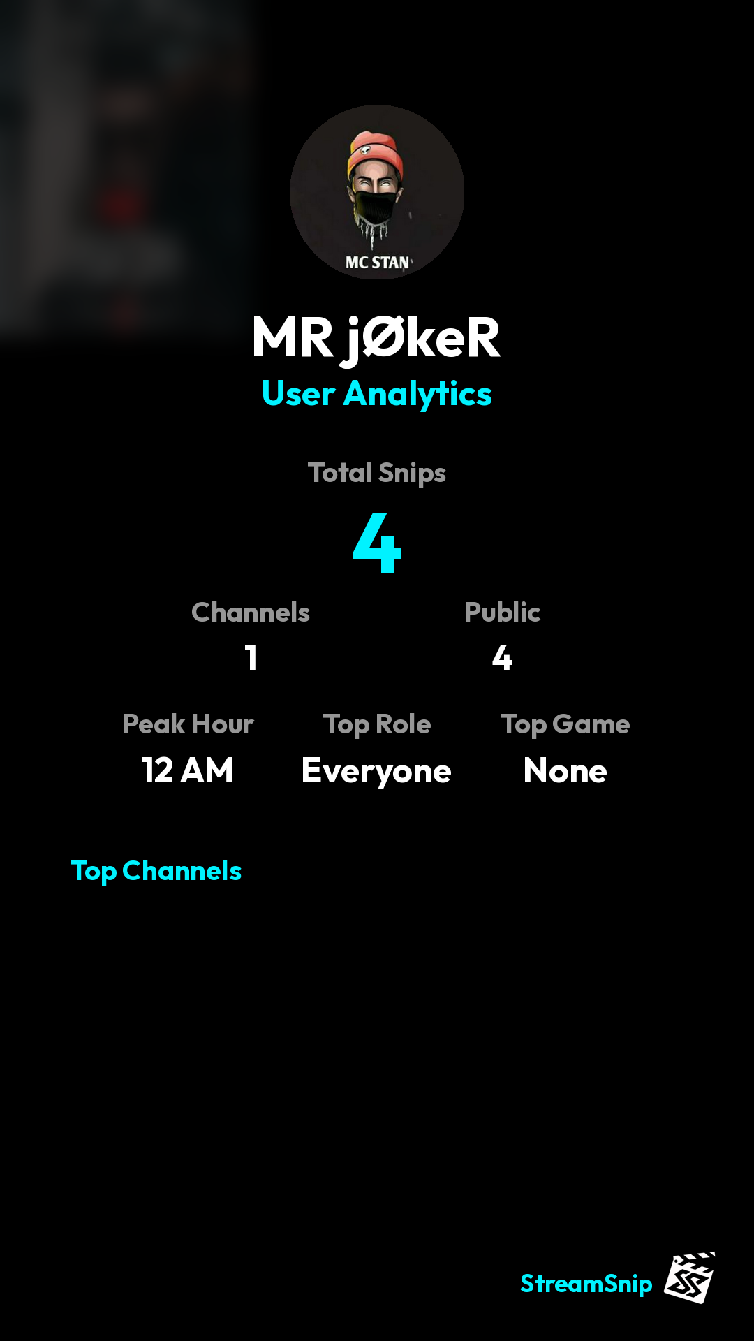 Stats Share Card
