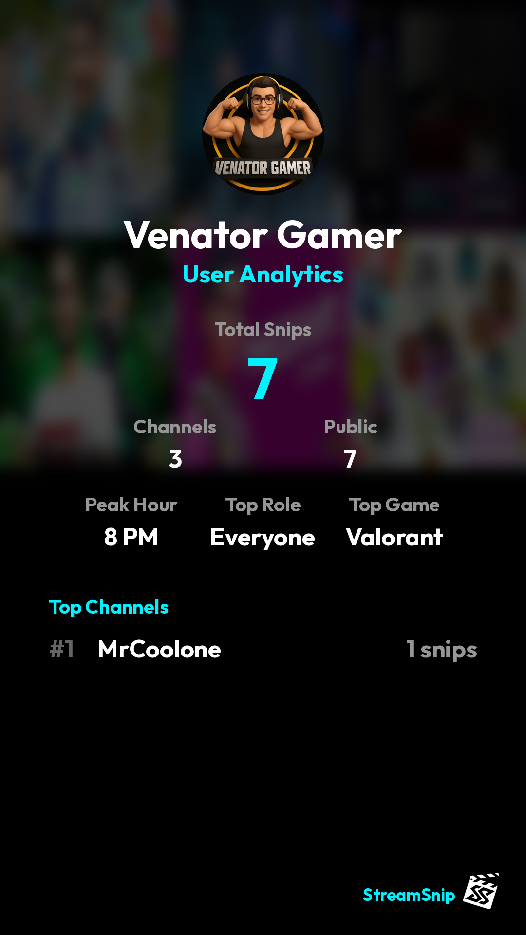 Stats Share Card