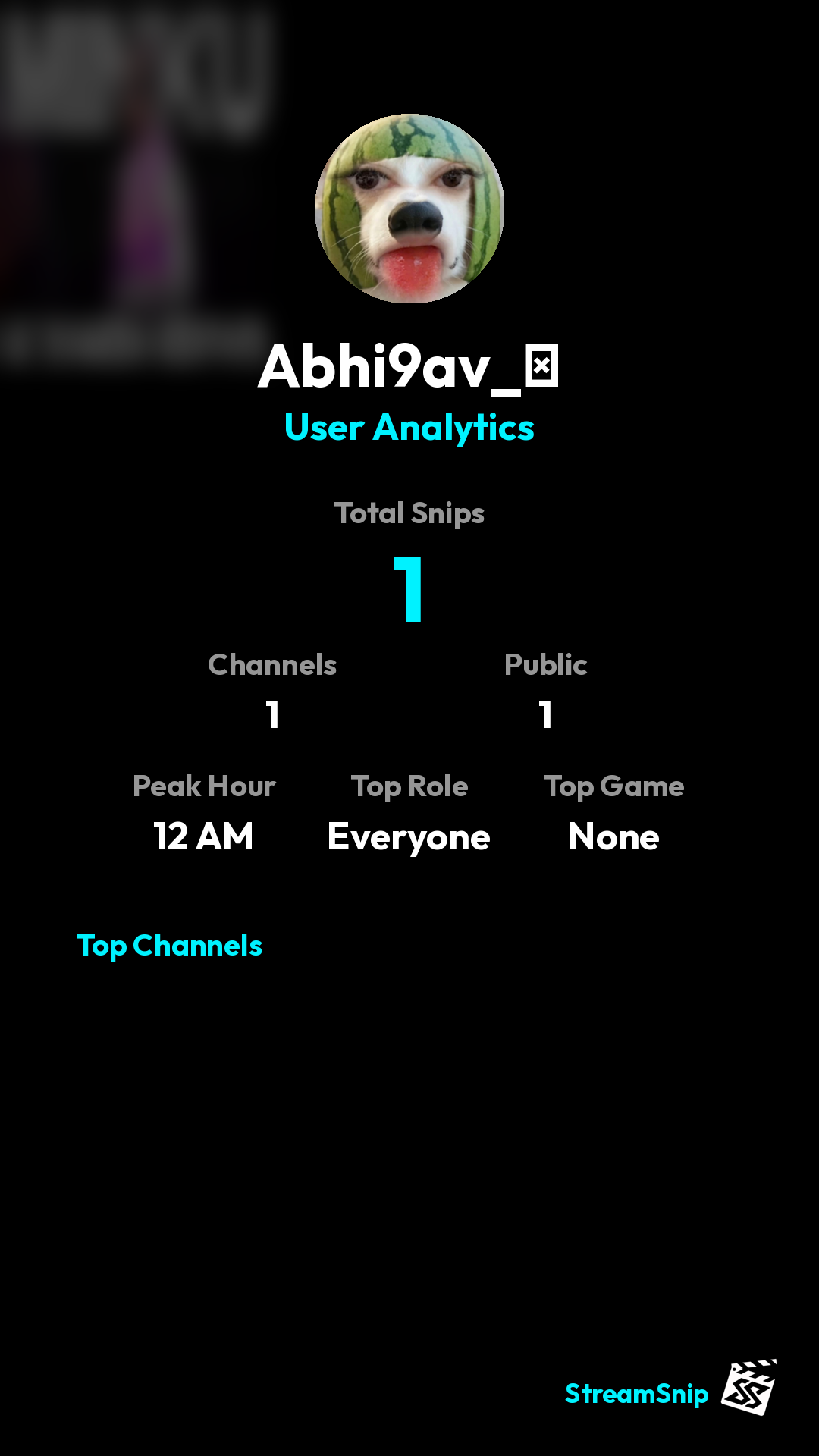 Stats Share Card