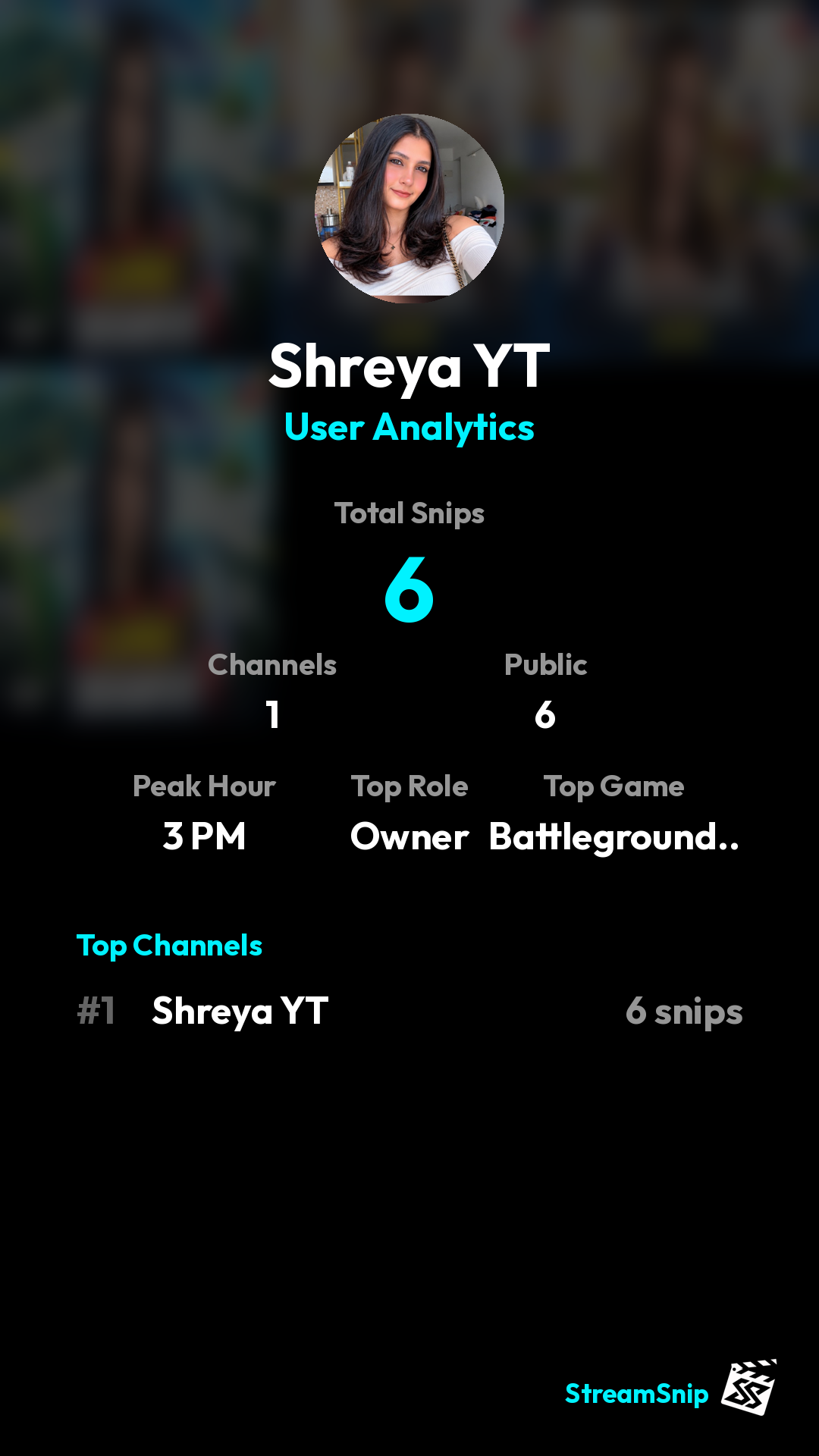 Stats Share Card