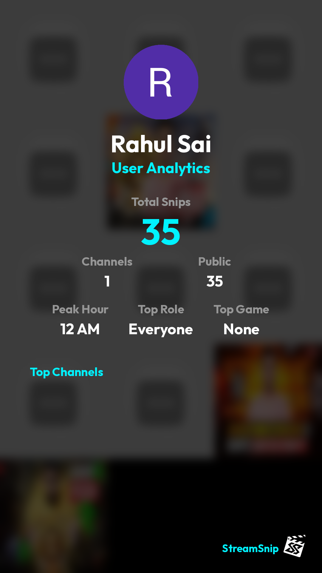 Stats Share Card