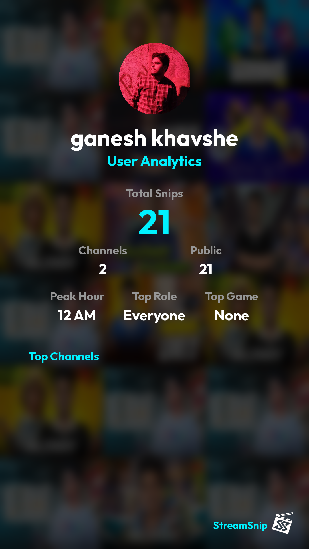 Stats Share Card