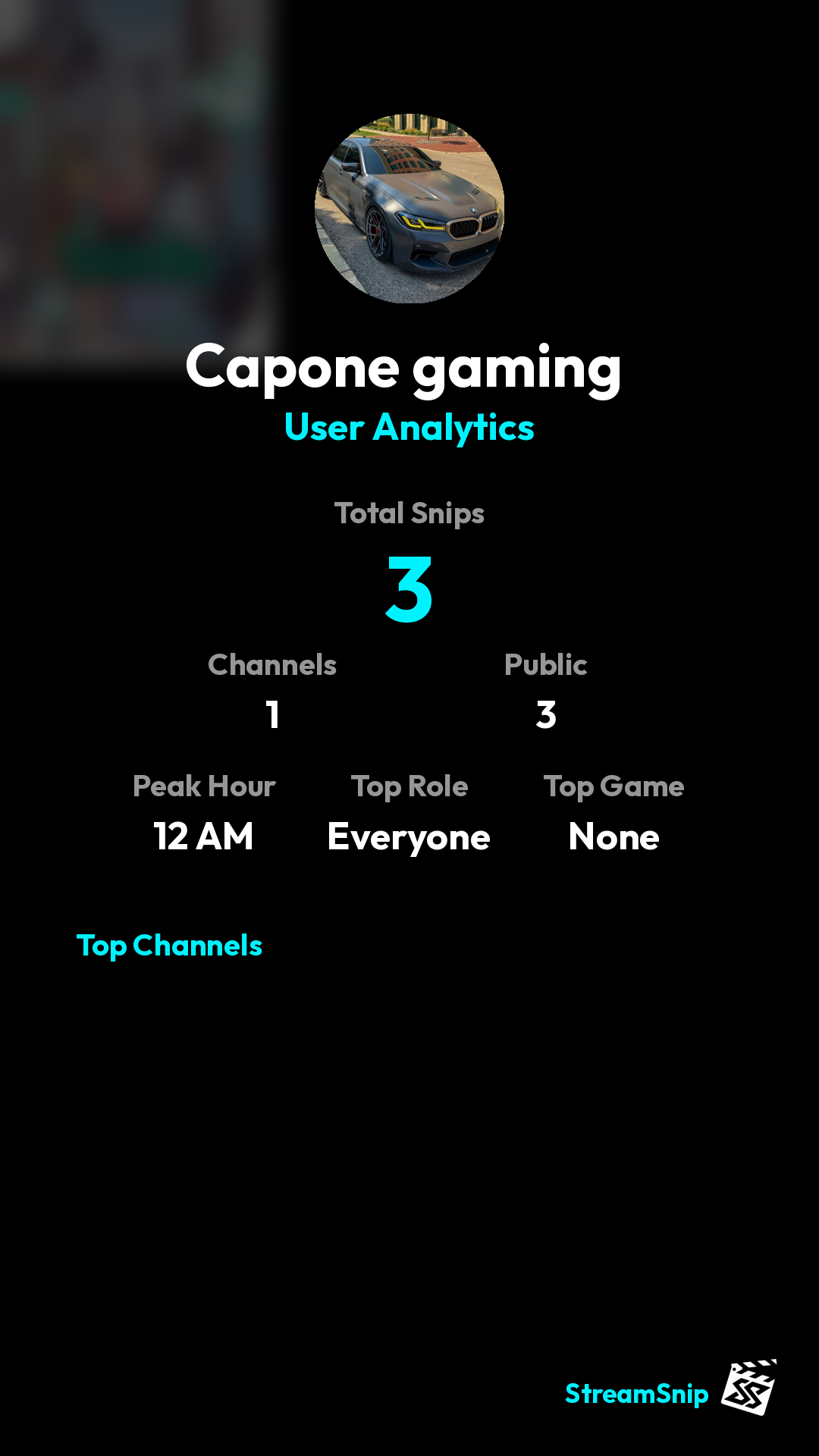 Stats Share Card