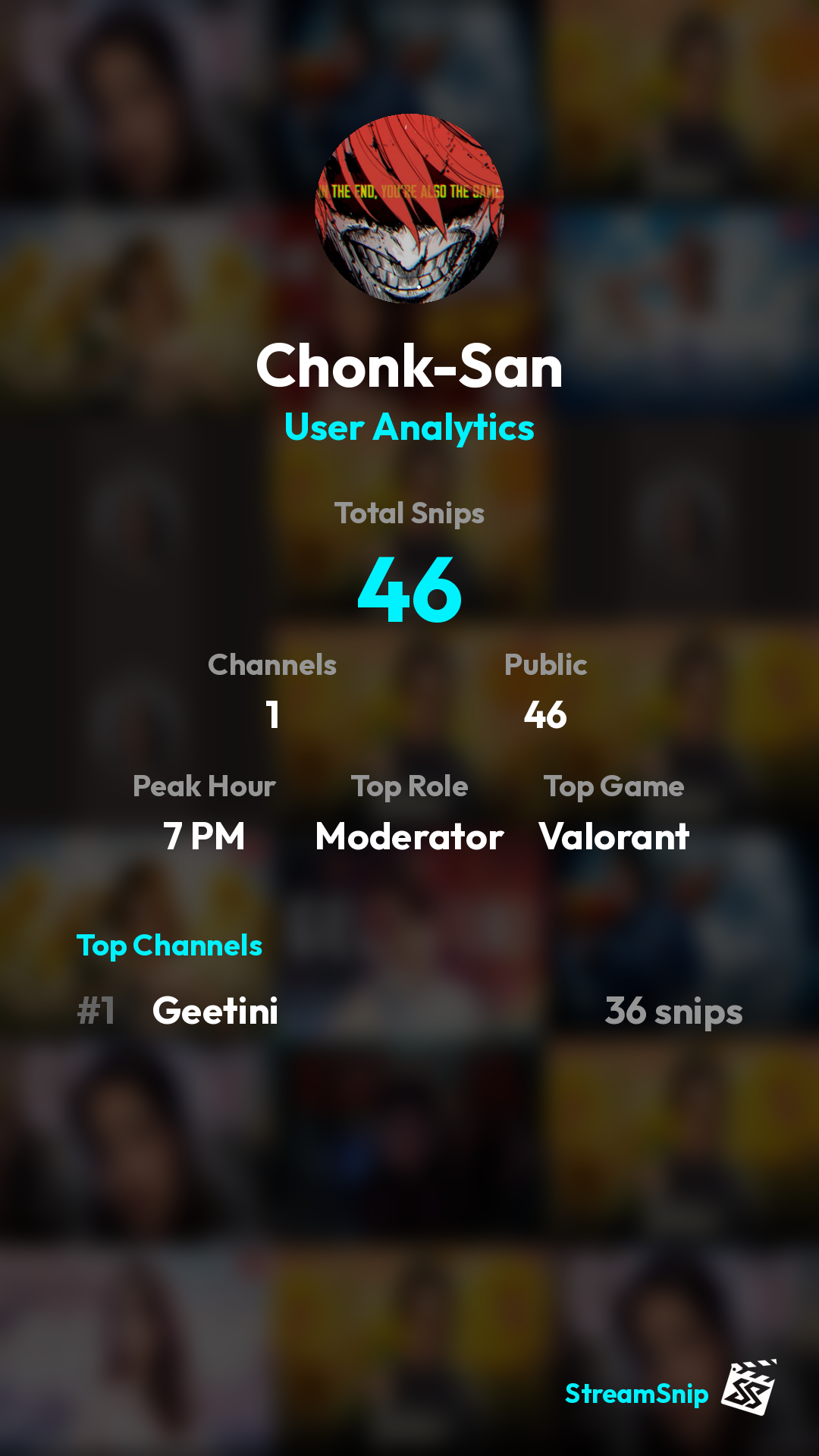Stats Share Card