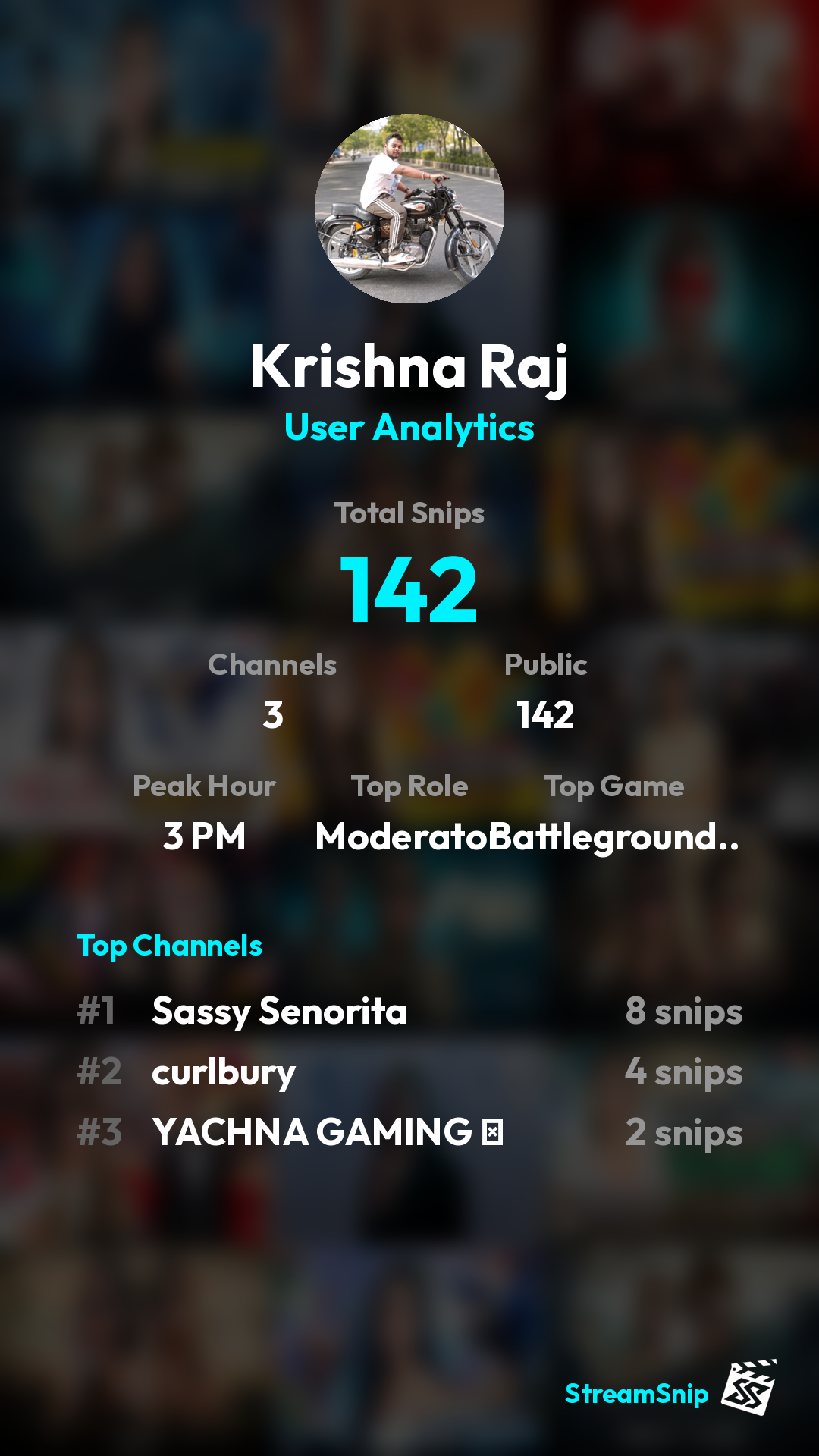 Stats Share Card