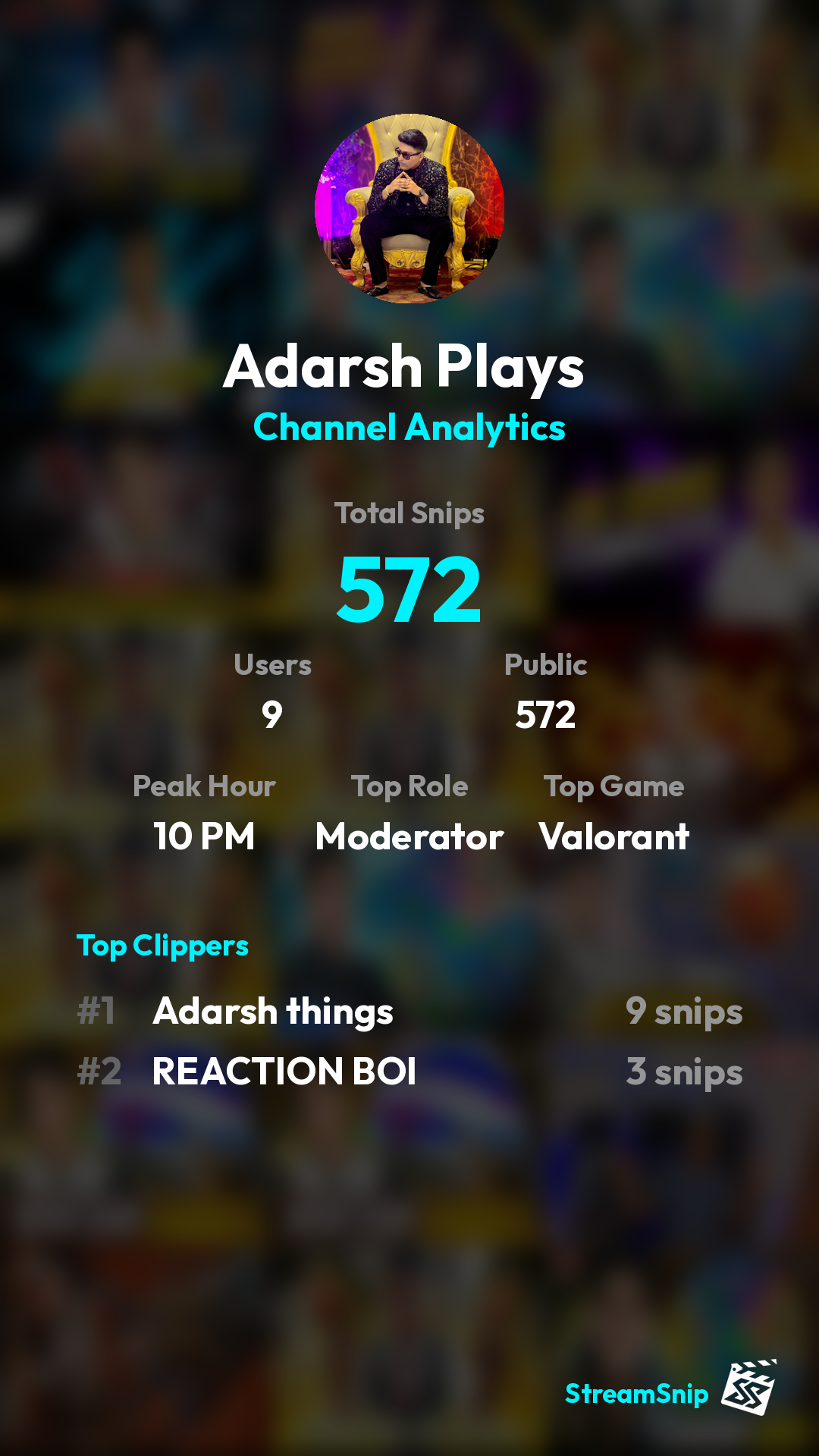 Stats Share Card