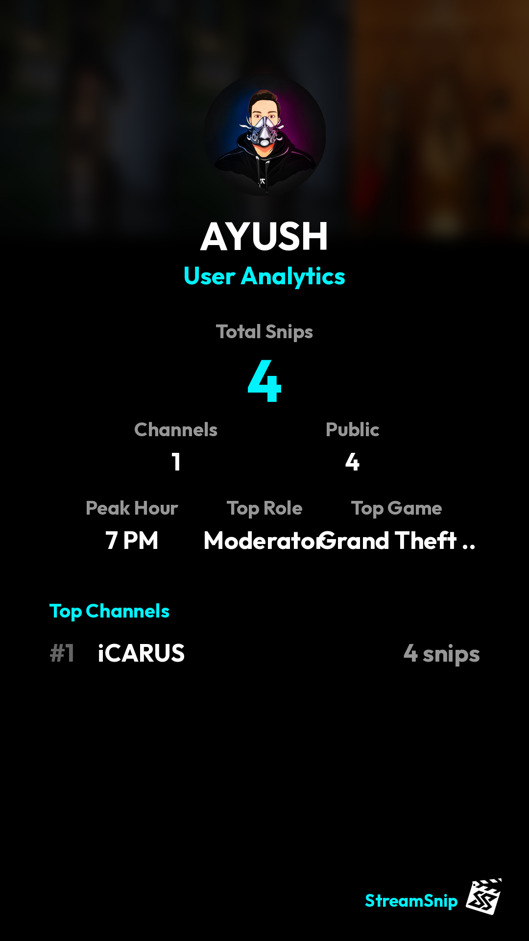 Stats Share Card